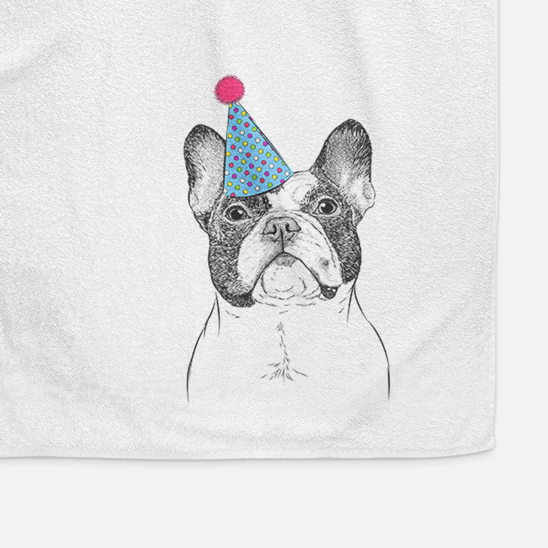 Ella the French Bulldog Decorative Hand Towel