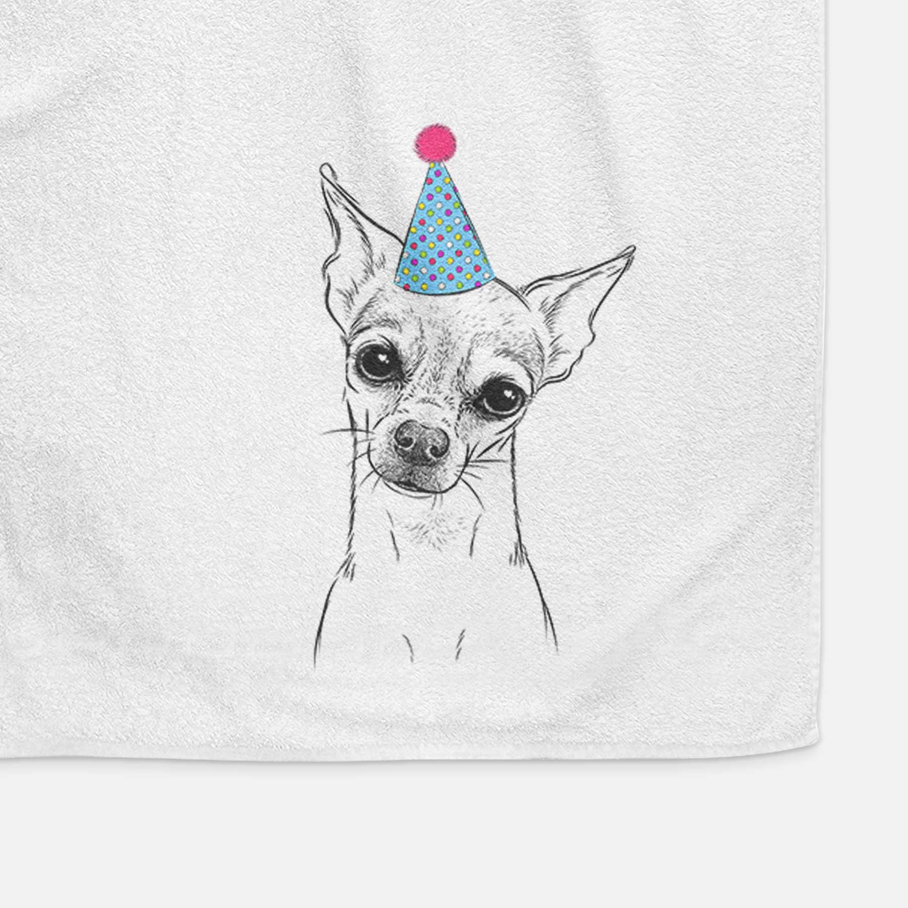 Emee the Chihuahua Decorative Hand Towel