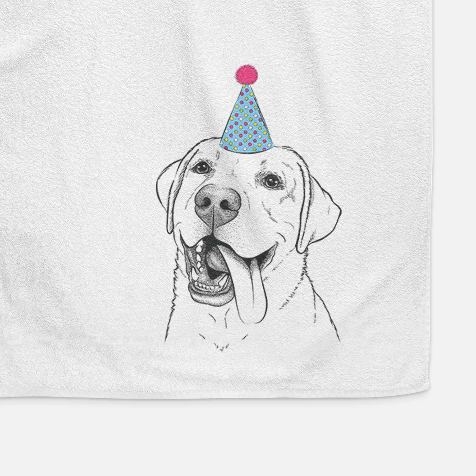 Finn the Labrador Retriever Decorative Hand Towel