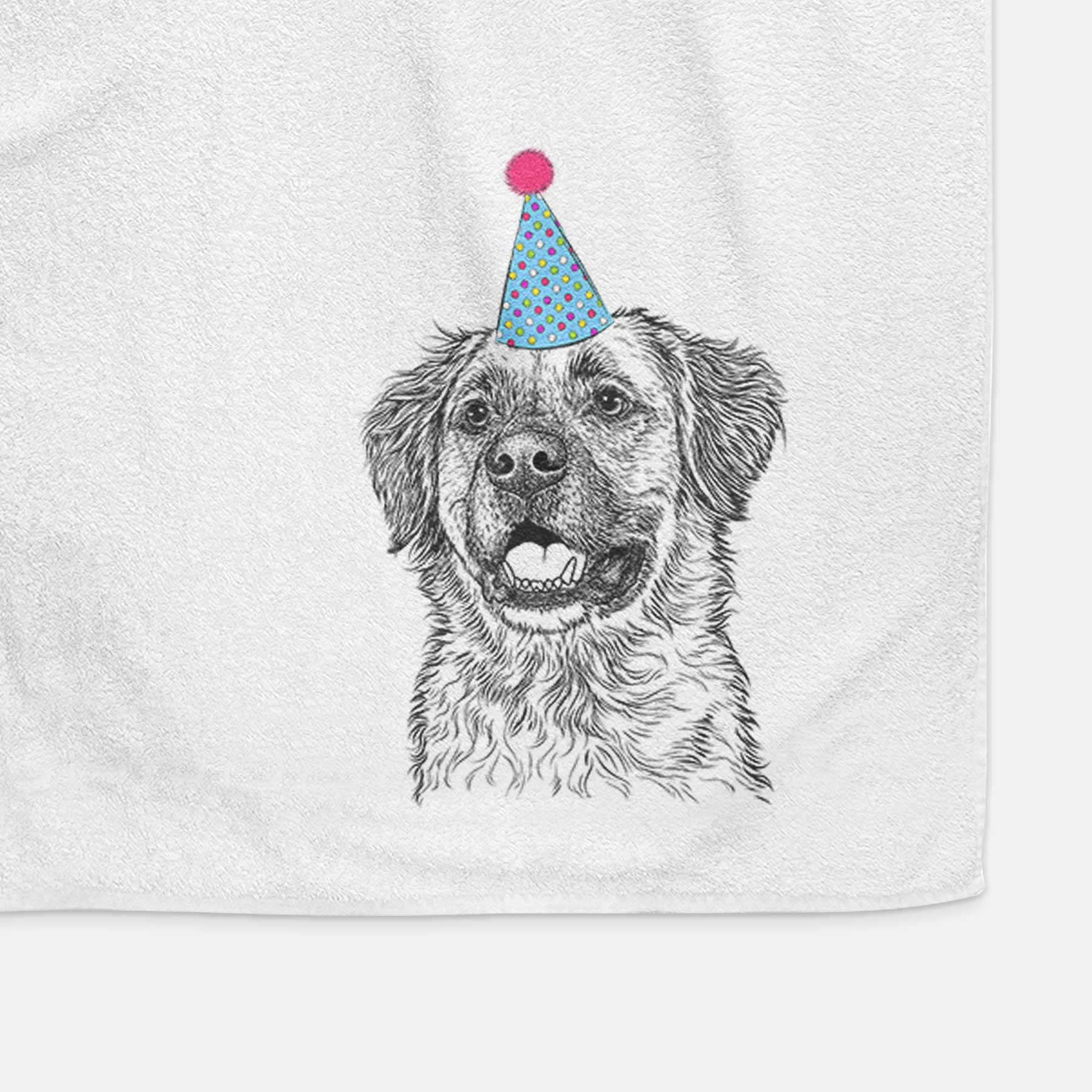 Finn the Mixed Breed Decorative Hand Towel