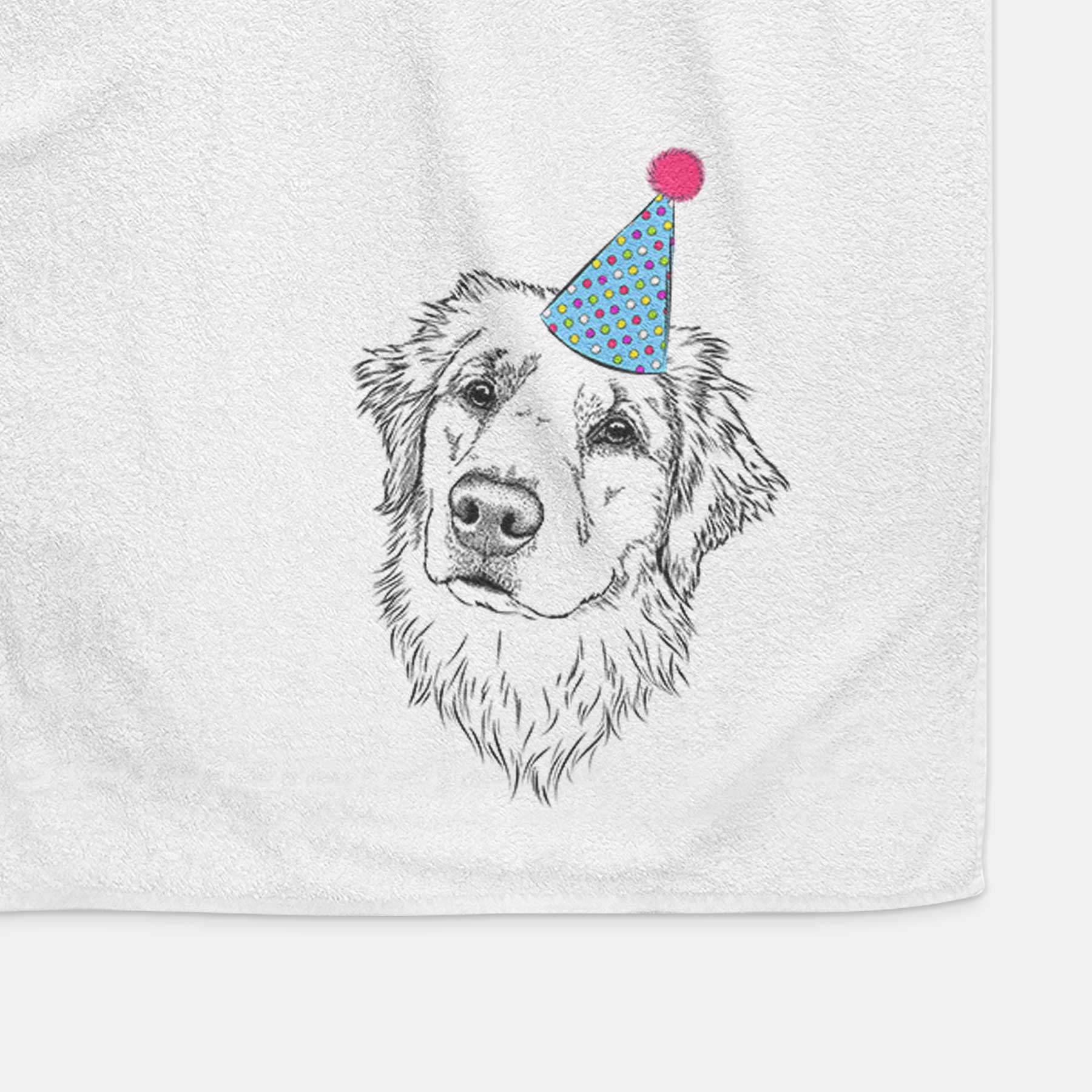 Fiona the Golden Retriever Decorative Hand Towel