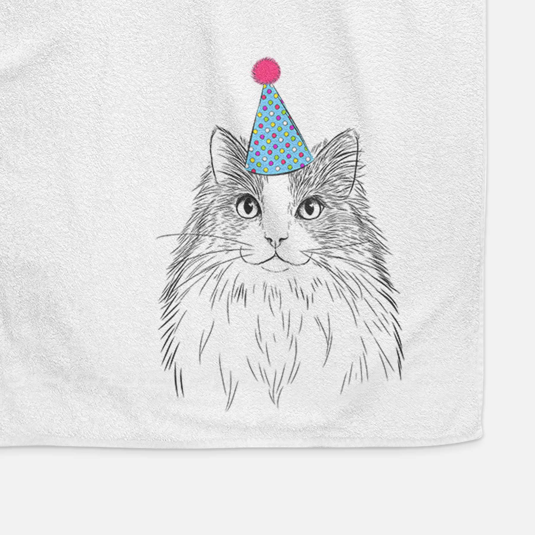 Fiona the Ragdoll Cat Decorative Hand Towel