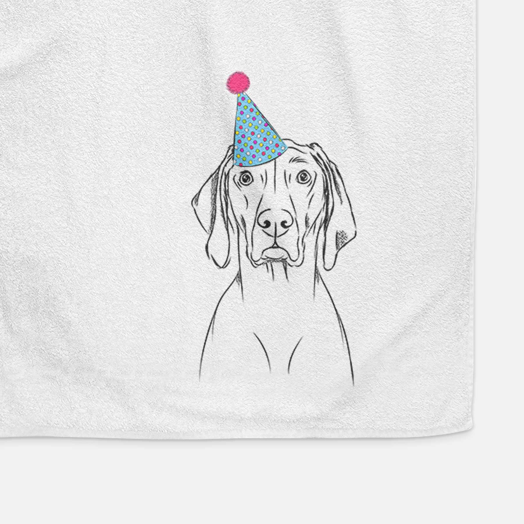 Flint the Weimaraner Decorative Hand Towel