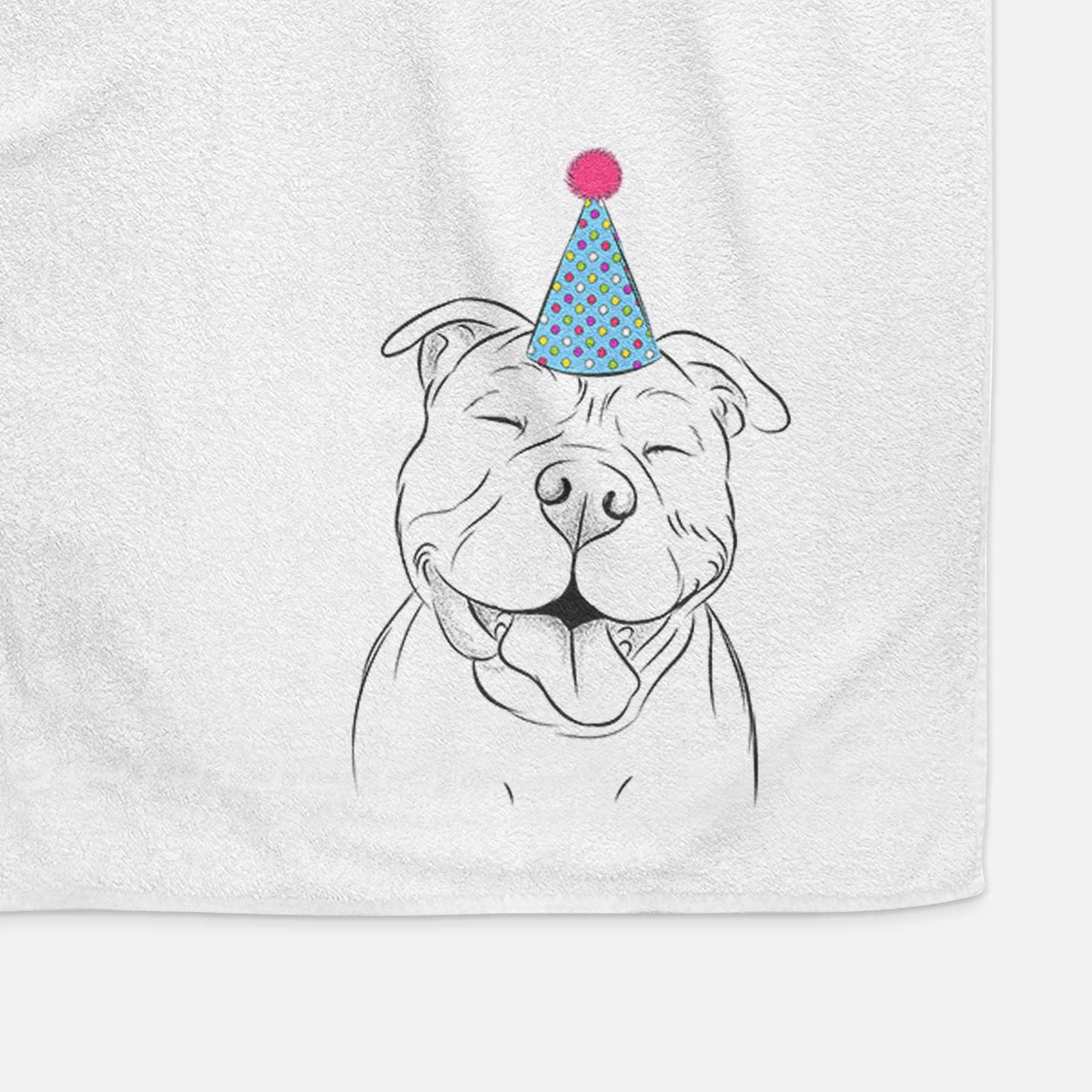 Floki the American Bully Decorative Hand Towel