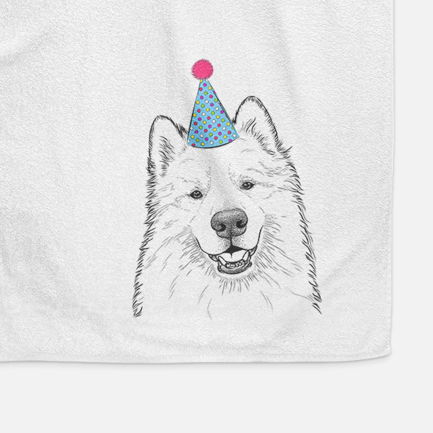 Foster the Samoyed Decorative Hand Towel