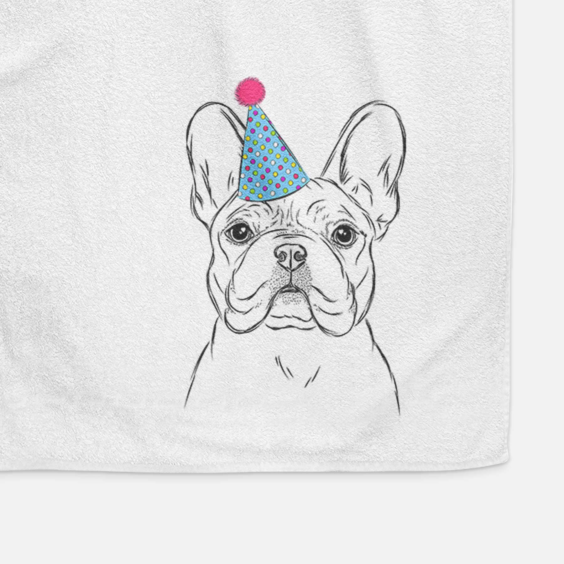 Franco the French Bulldog Decorative Hand Towel