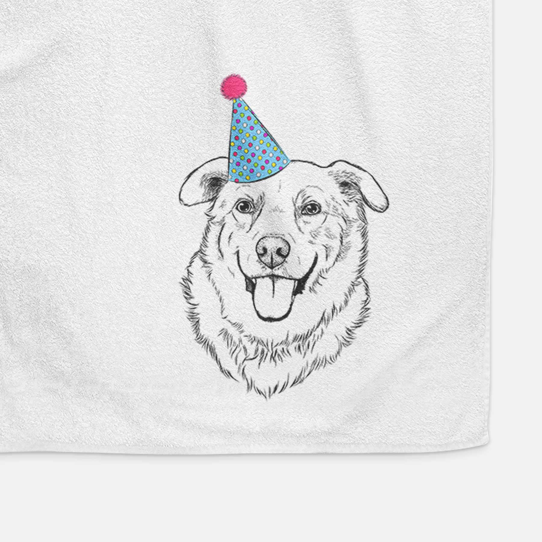 Freeley the Mixed Breed Decorative Hand Towel