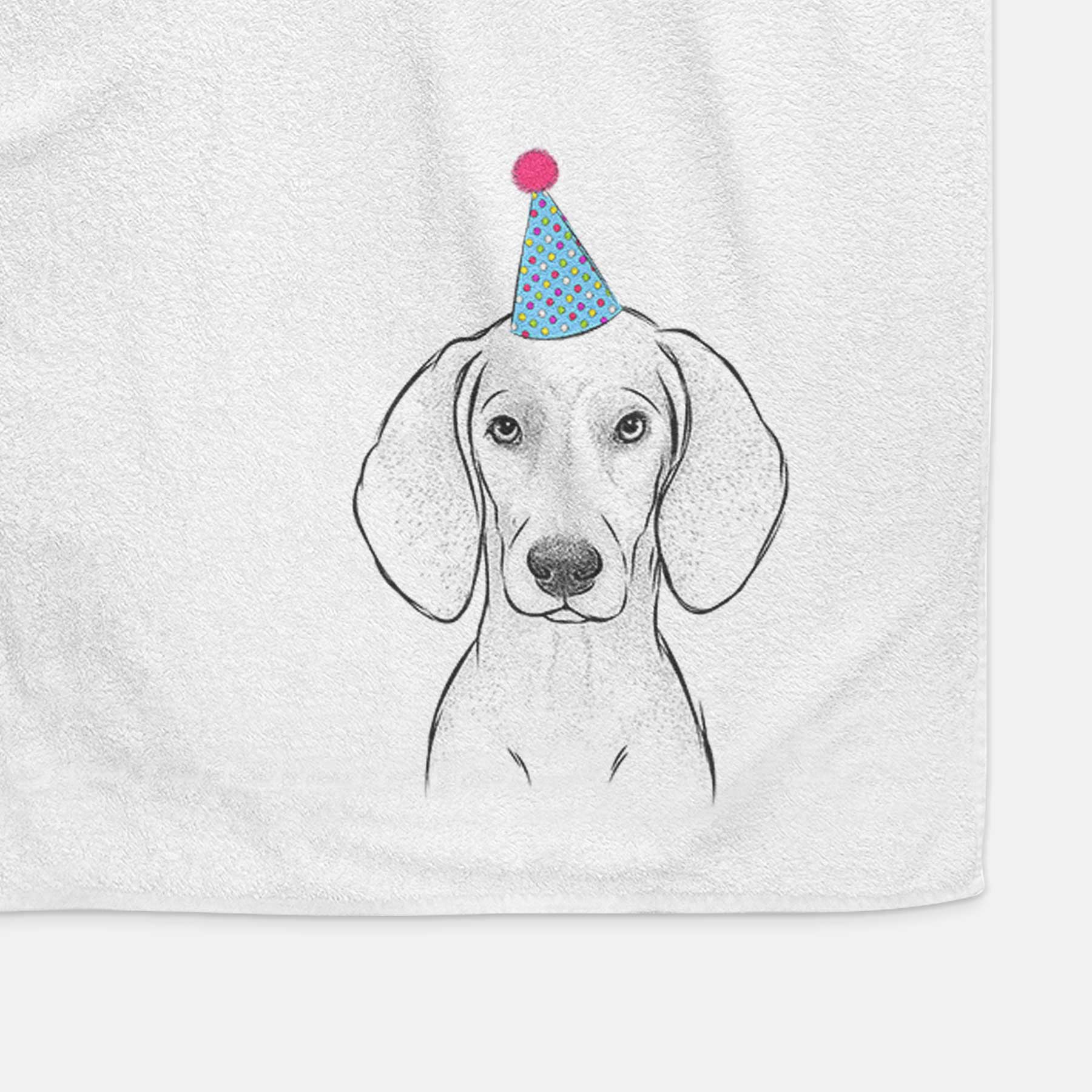 Frejya the Weimaraner Decorative Hand Towel