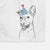 Frosty the Greyhound Decorative Hand Towel