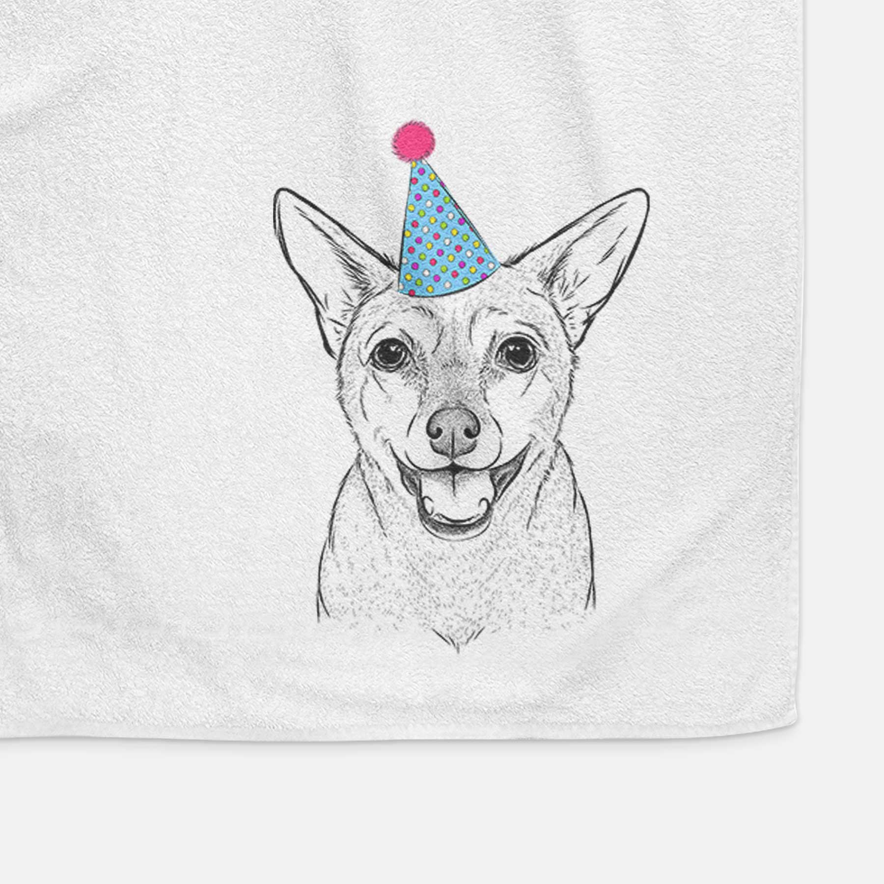 Georgie the Chiweenie Decorative Hand Towel