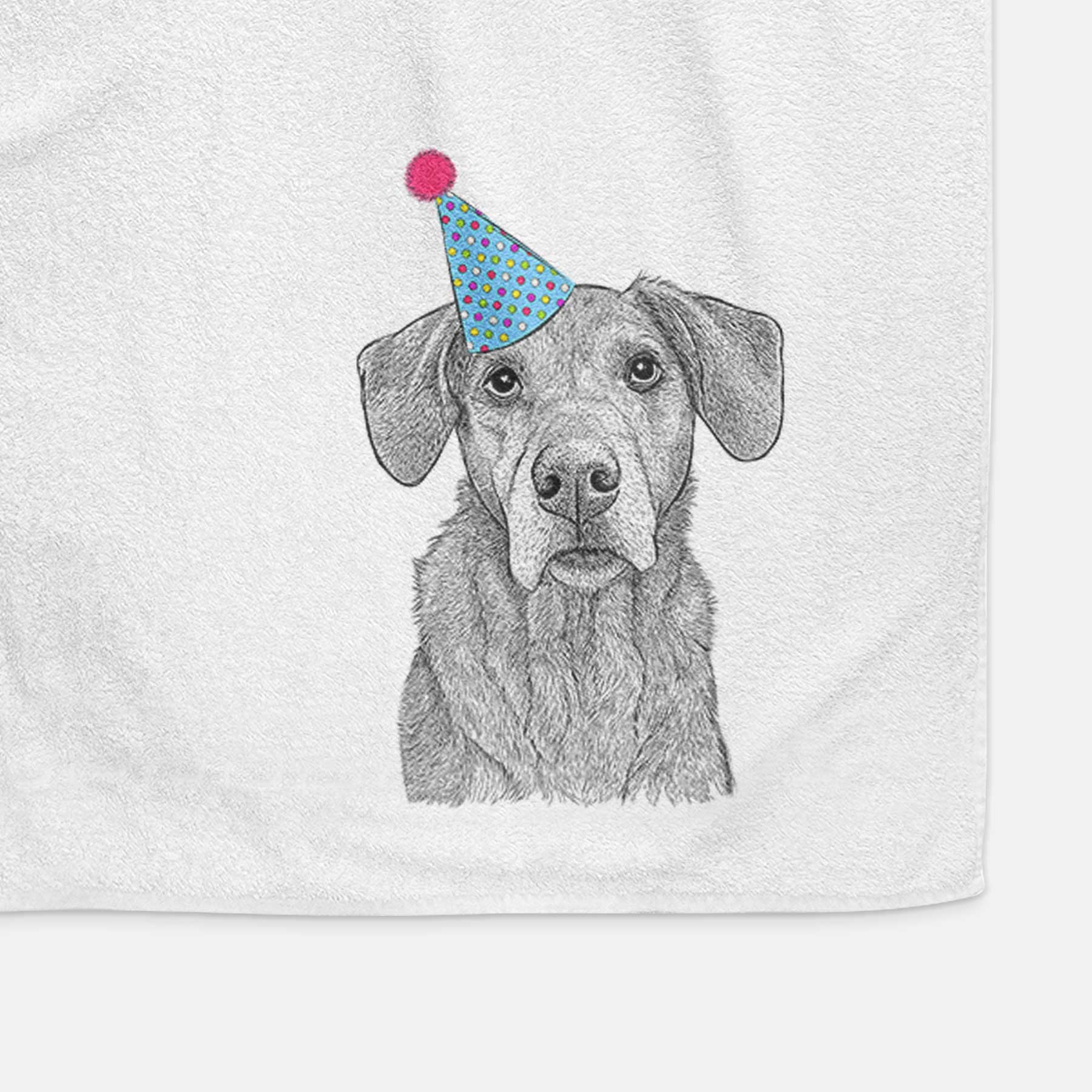 Gravy the Plott Hound Beagle Mix Decorative Hand Towel