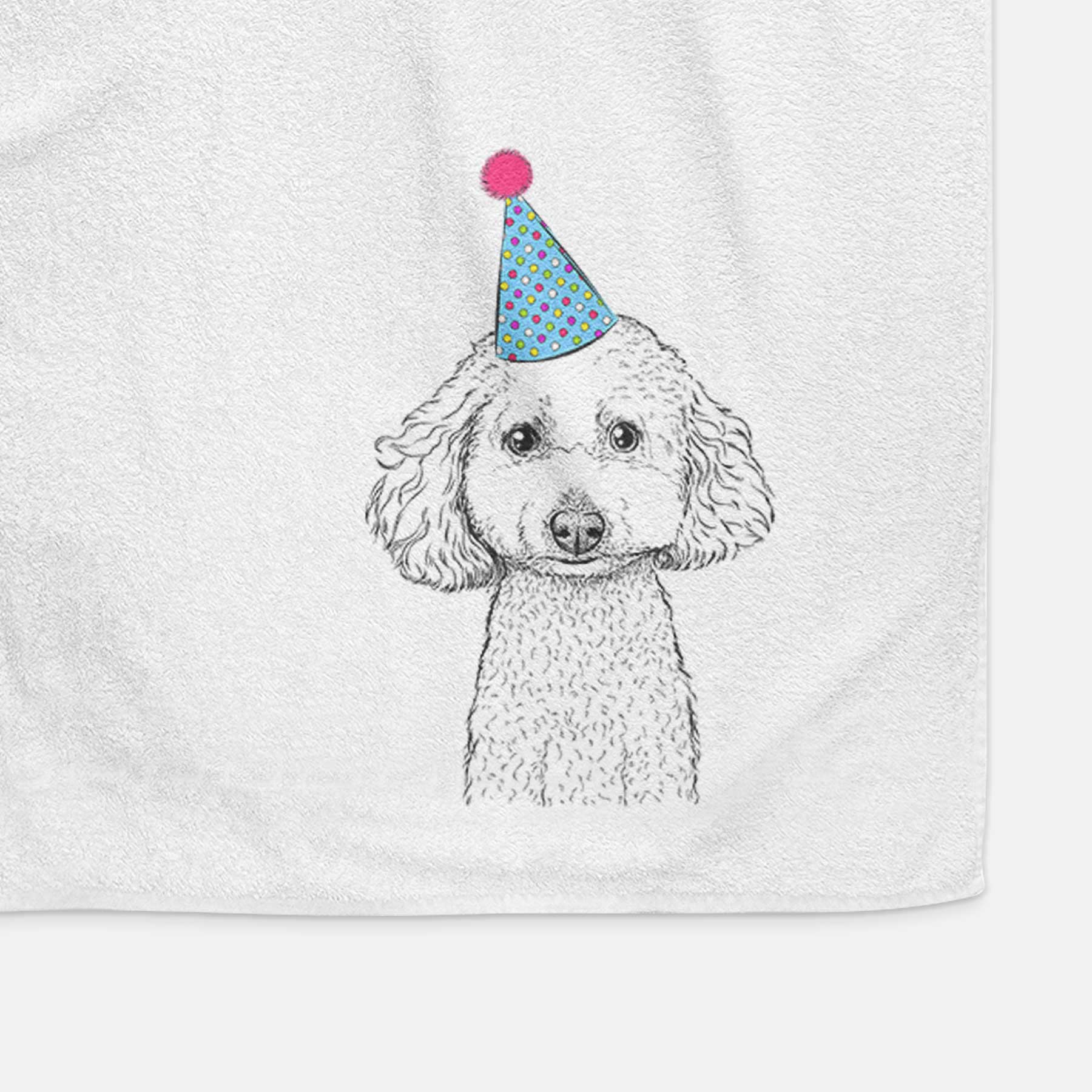 Guinness the Toy Poodle Mix Decorative Hand Towel