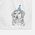 Gunner the Beagle Mix Decorative Hand Towel