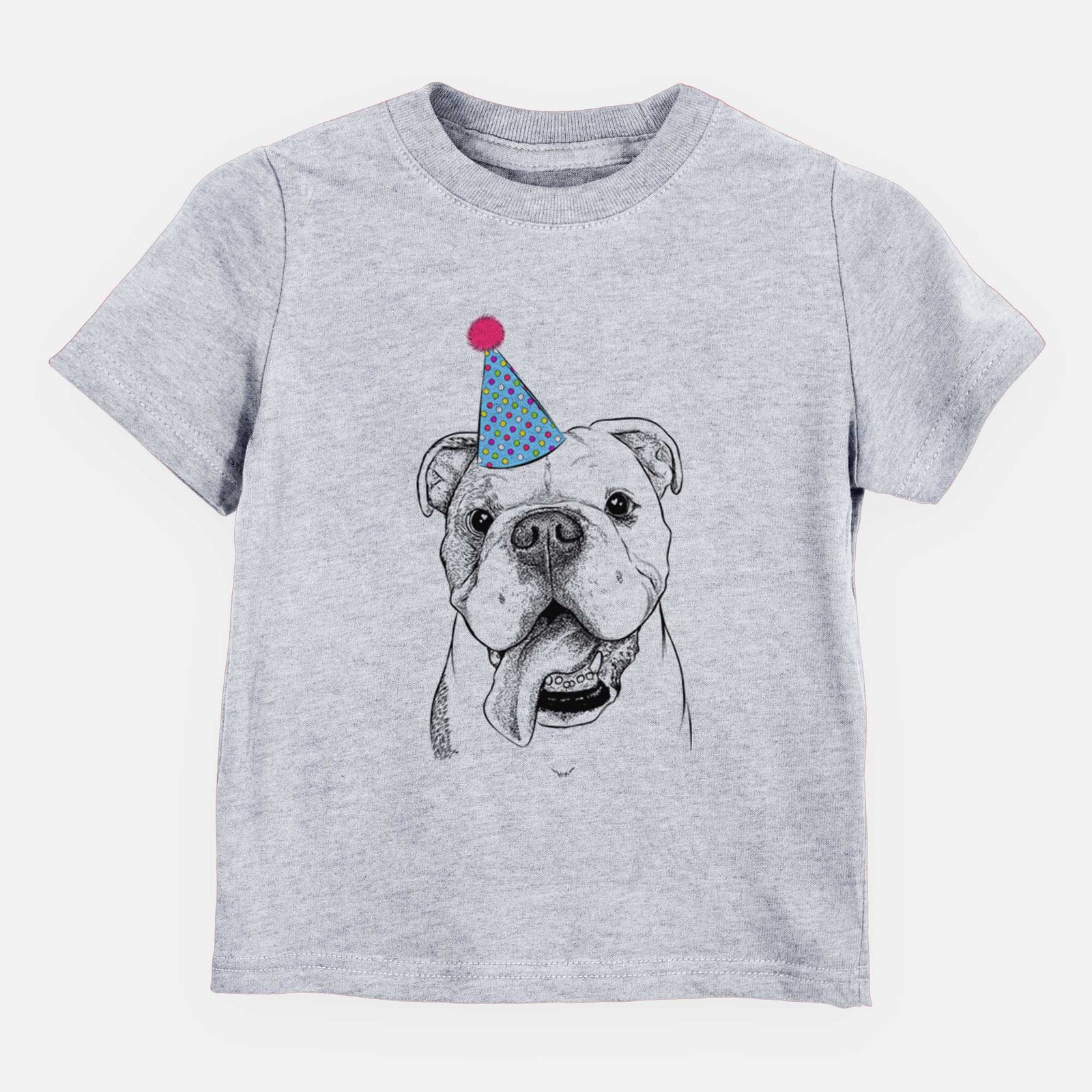 Birthday Hank the English Bulldog - Kids/Youth/Toddler Shirt