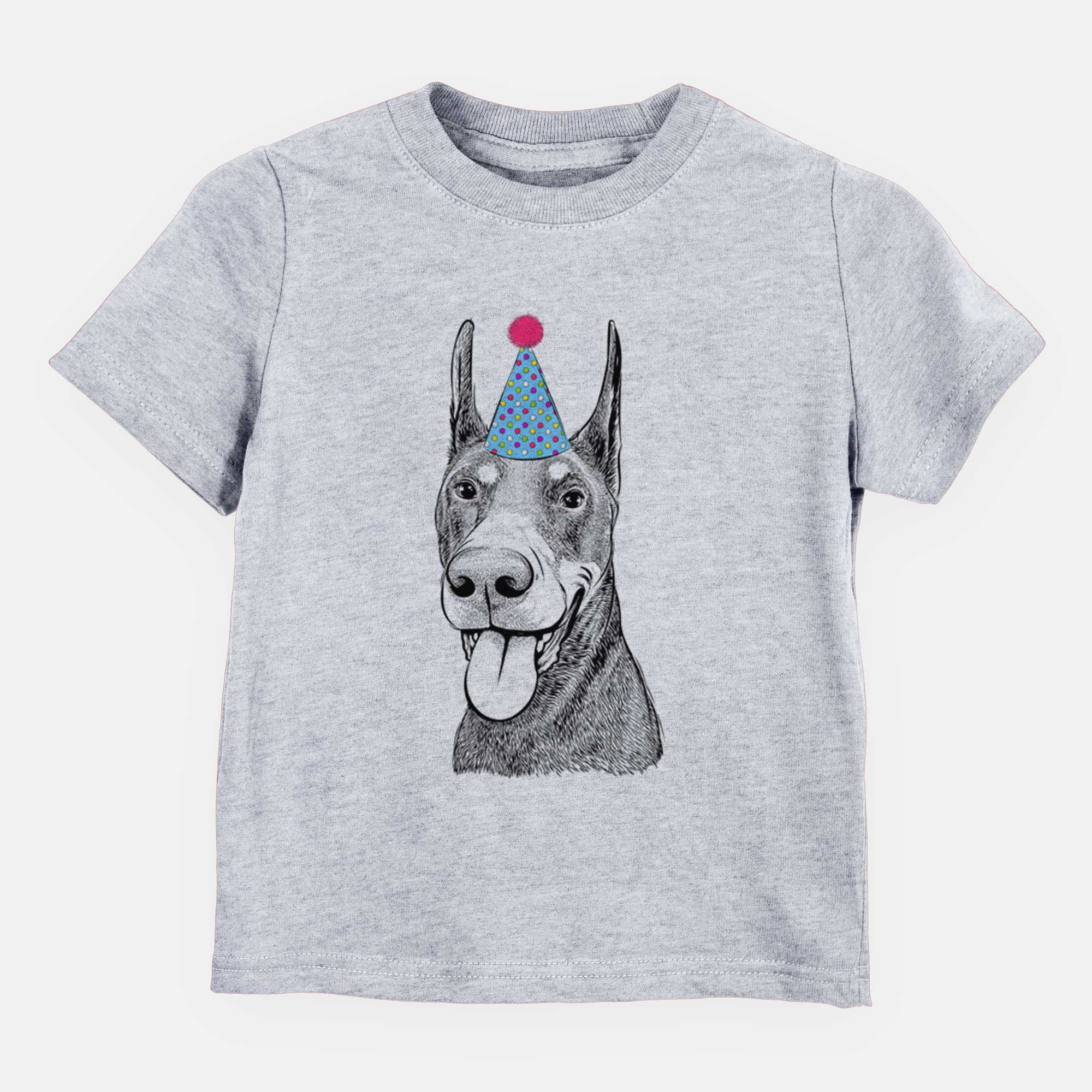 Birthday Happy Sunny the Doberman Pinscher - Kids/Youth/Toddler Shirt