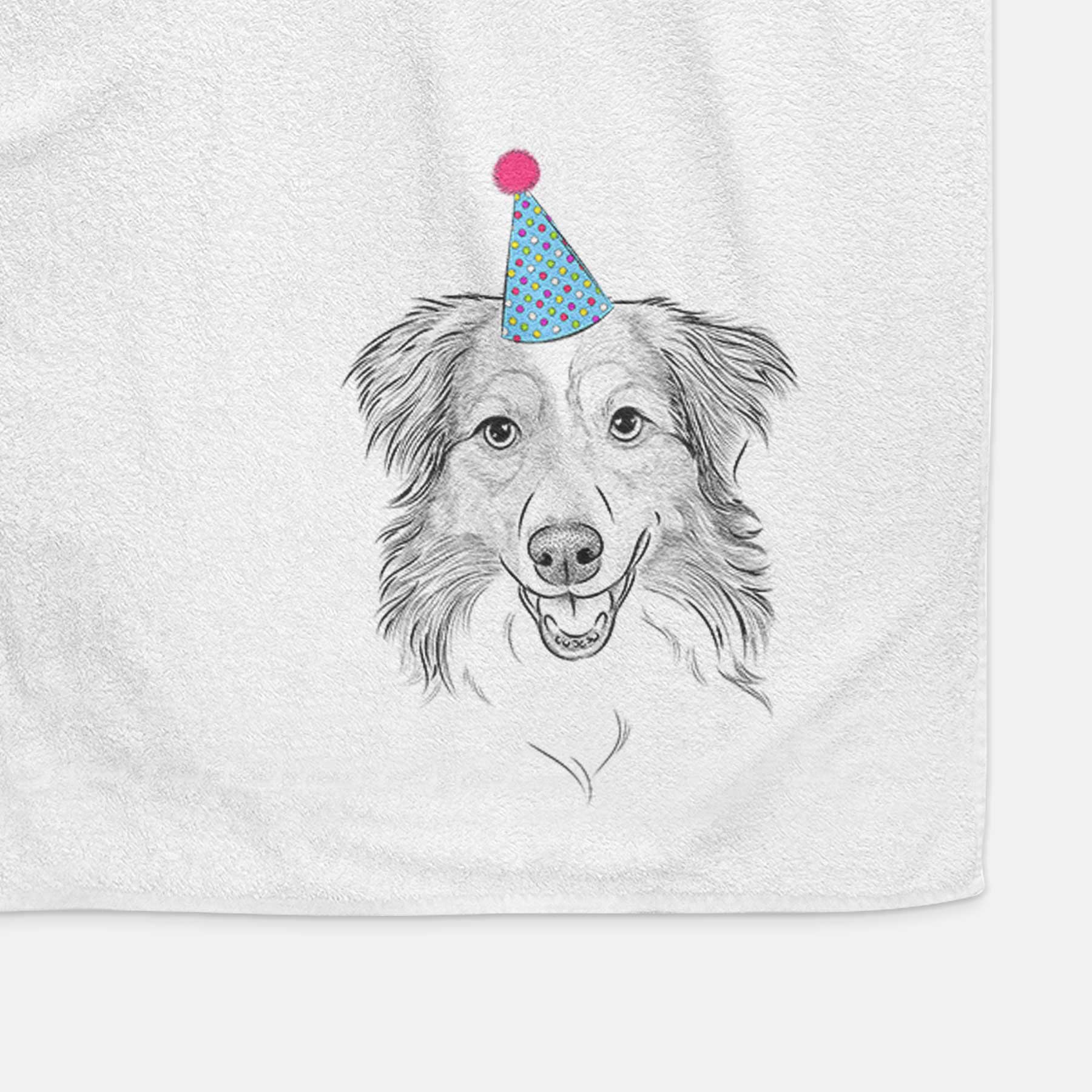 Hattie the Australian Shepherd Decorative Hand Towel