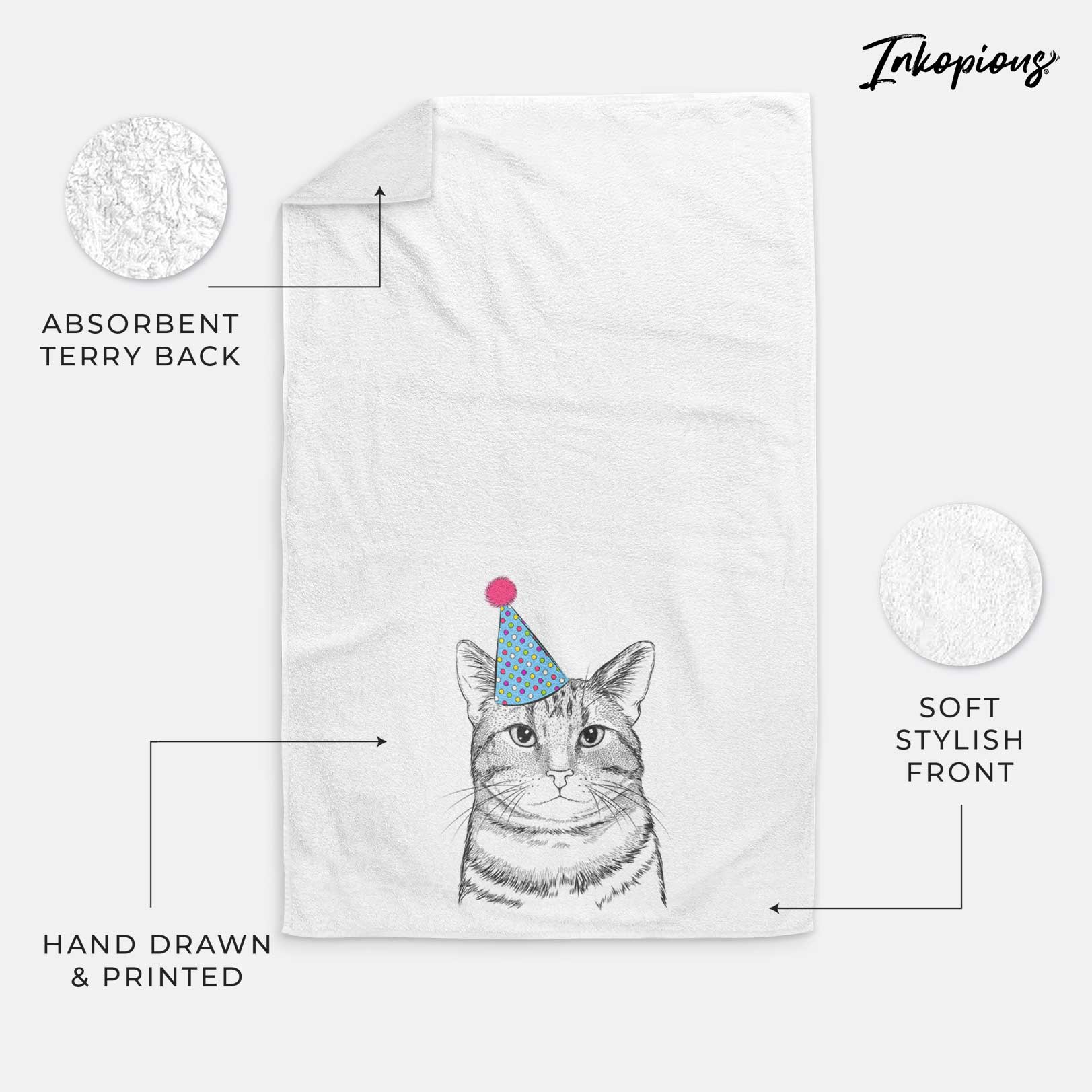 Henry the Bengal Decorative Hand Towel