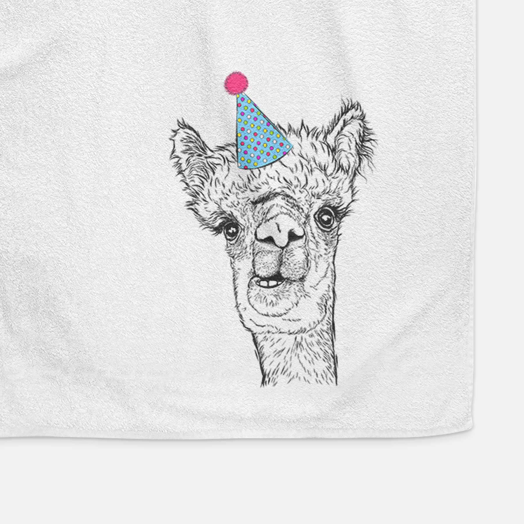 Henry the Alpaca Decorative Hand Towel