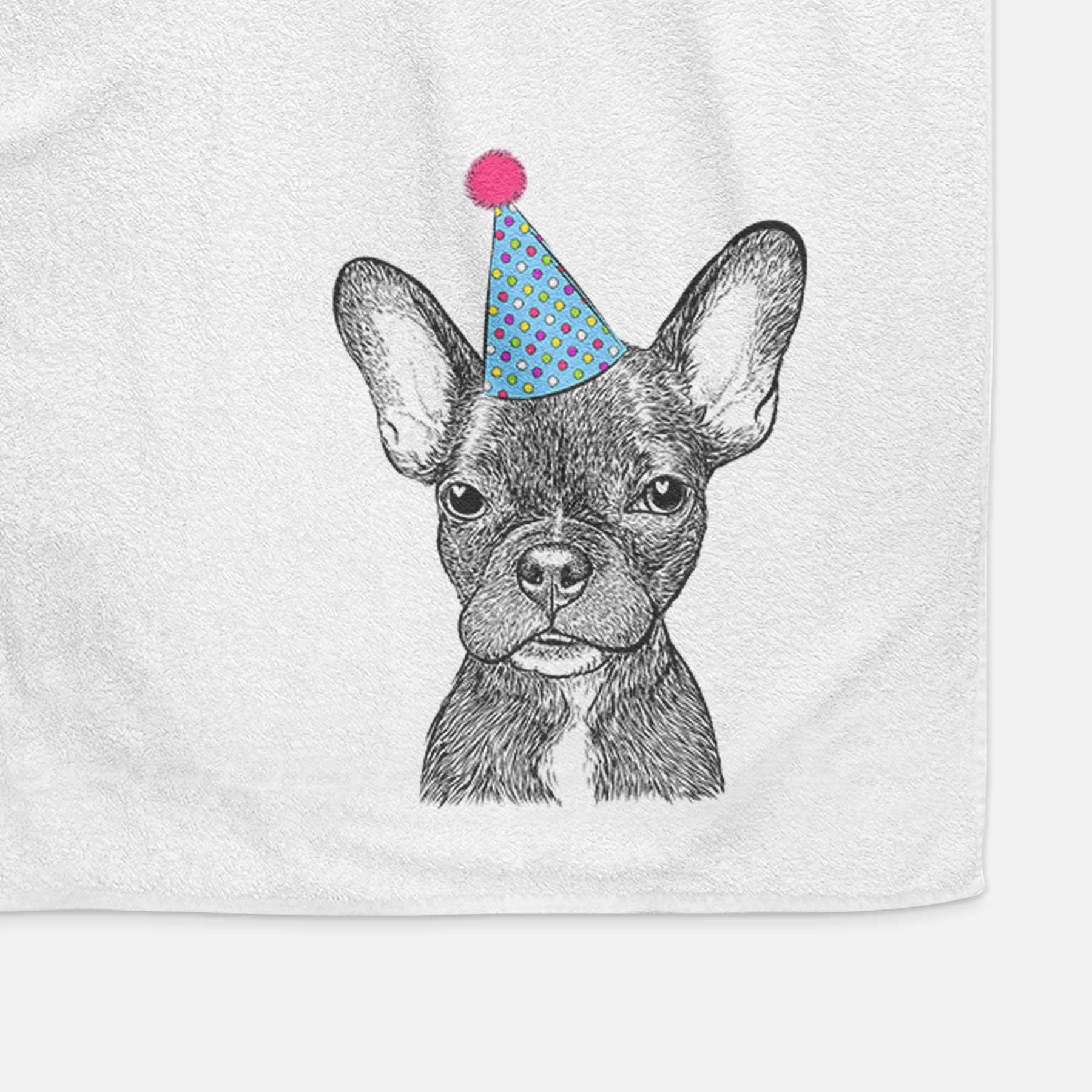 Henry the French Bulldog Decorative Hand Towel