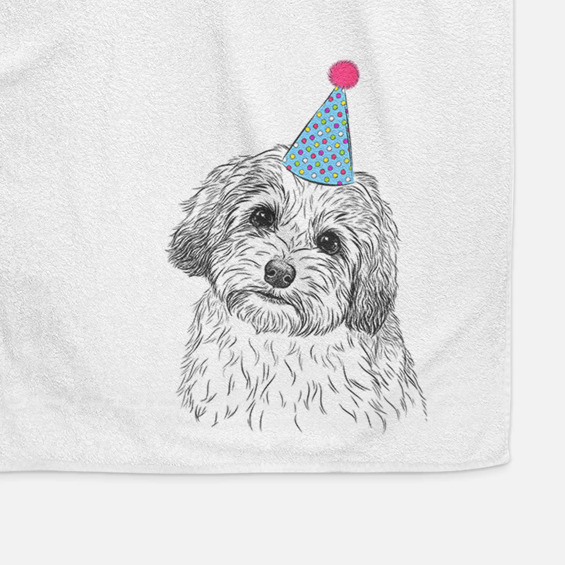 Henry the Havanese Decorative Hand Towel