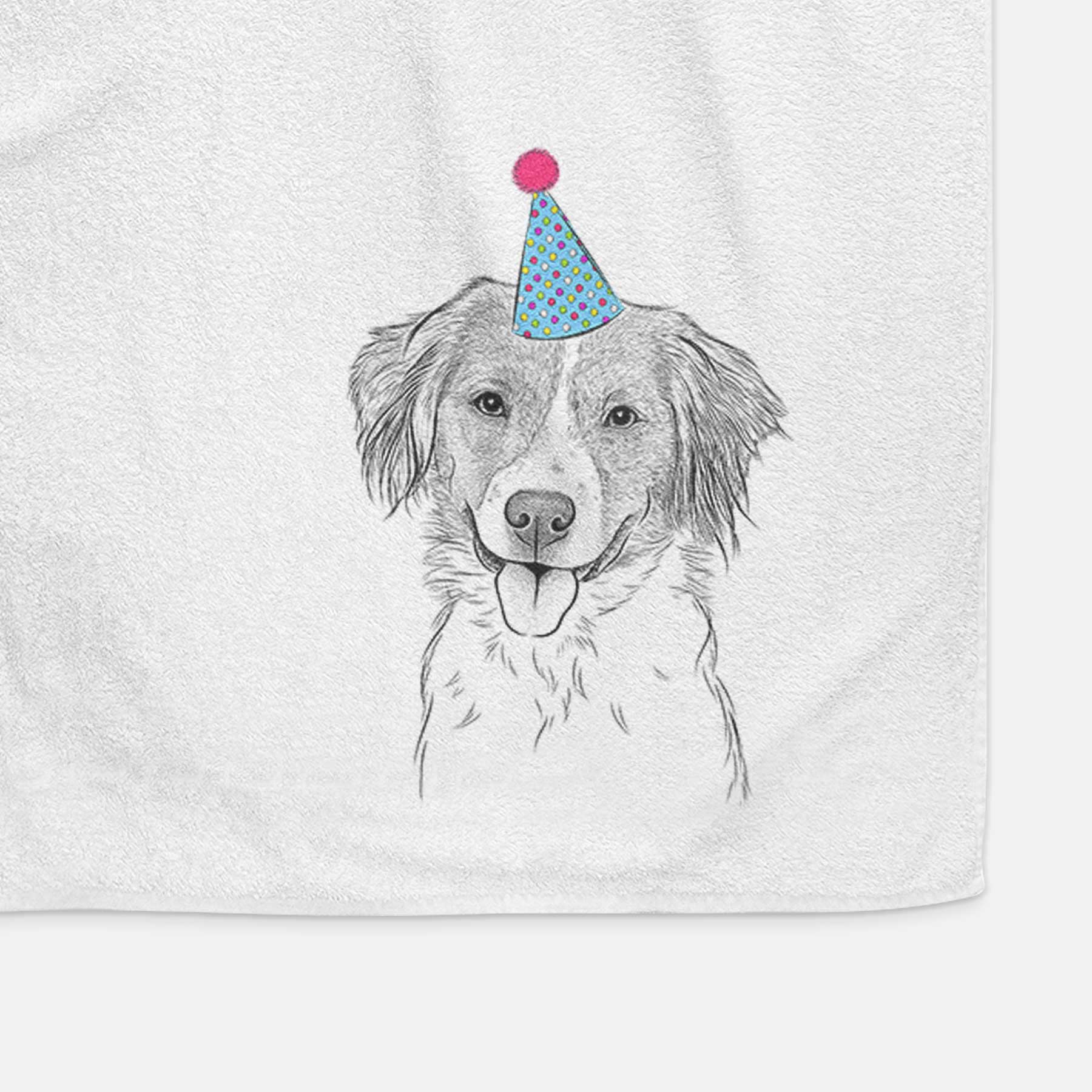 Hercules the Nederlandse Kooikerhondje Decorative Hand Towel