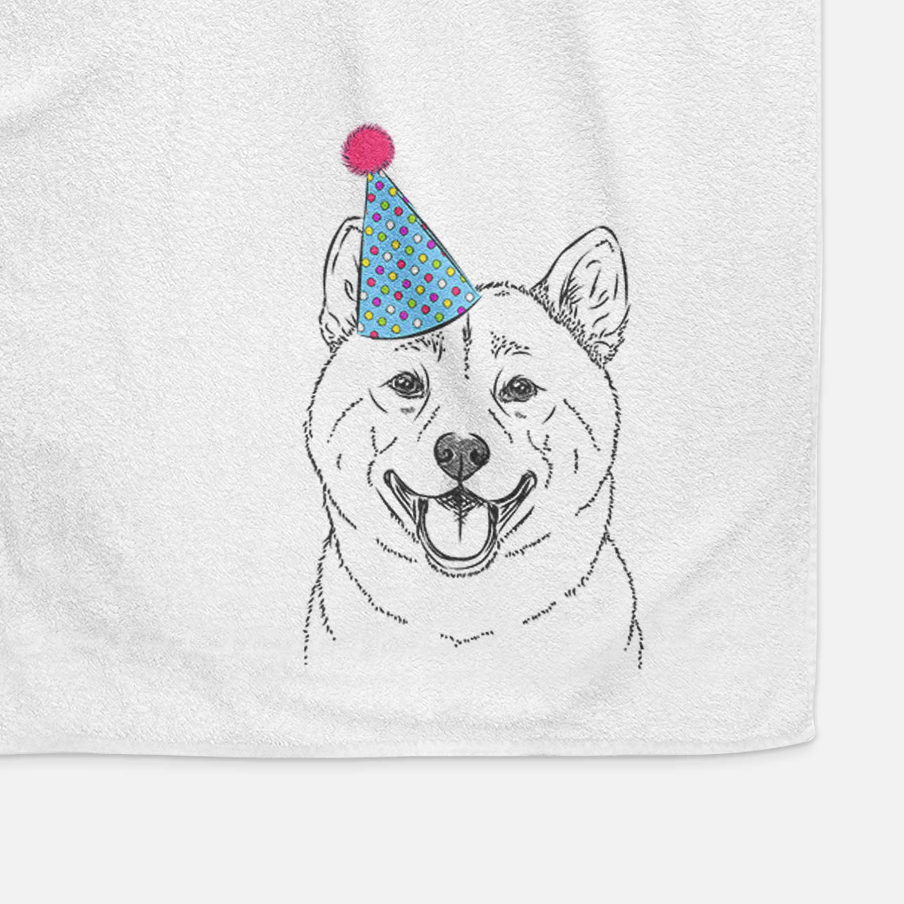 Hiro the Shiba Inu Decorative Hand Towel