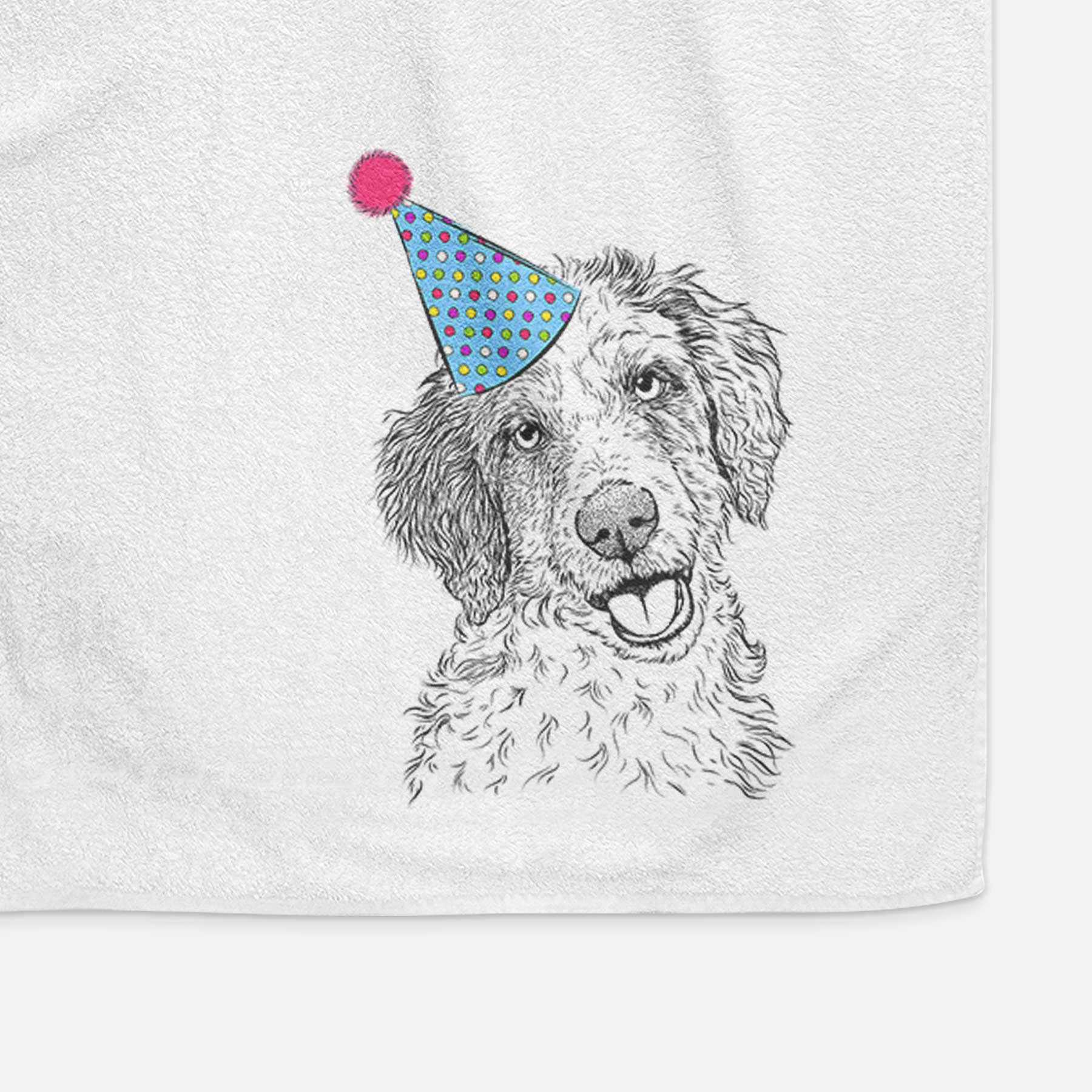 Hoge the Aussiedoodle Decorative Hand Towel