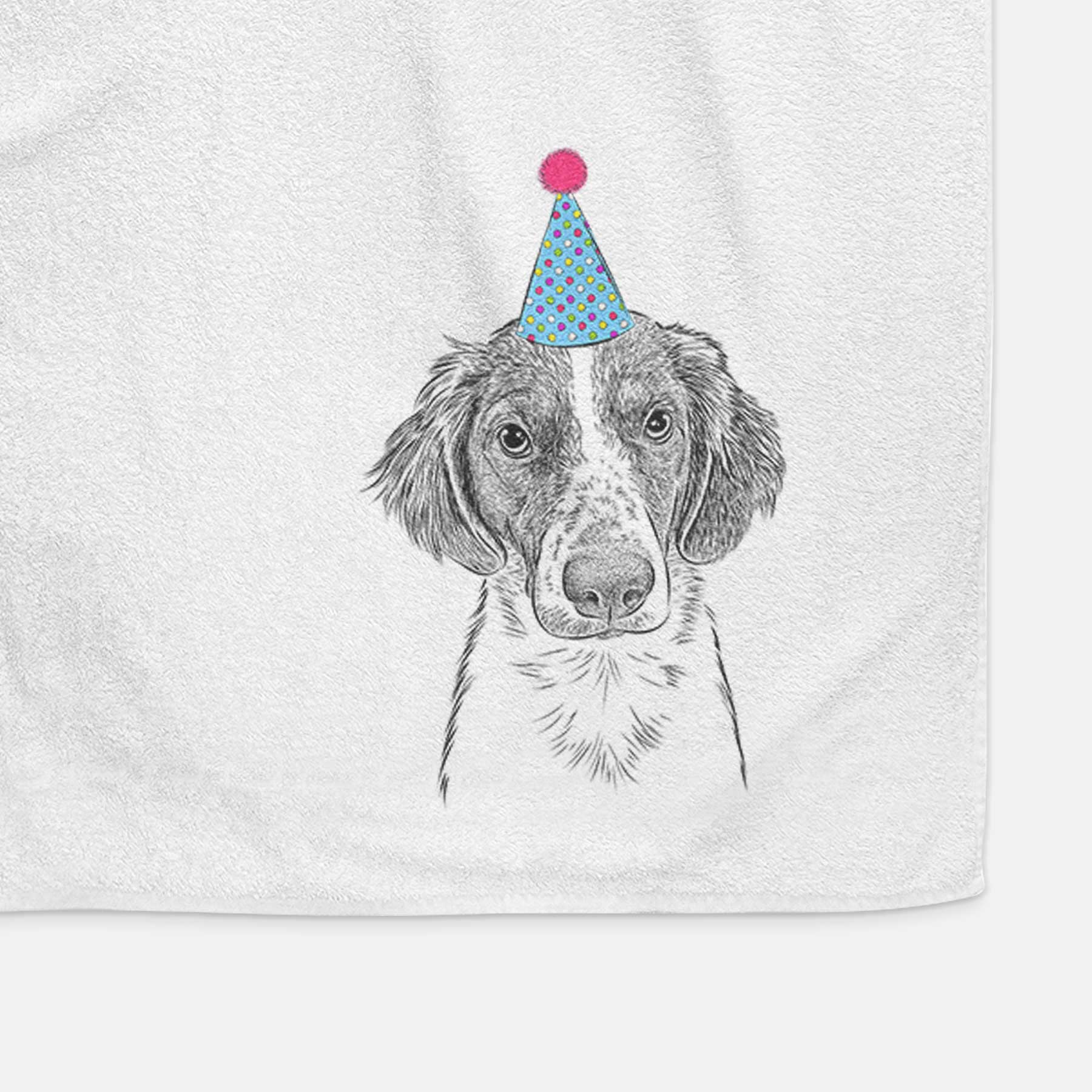 Holly the Brittany Spaniel Decorative Hand Towel