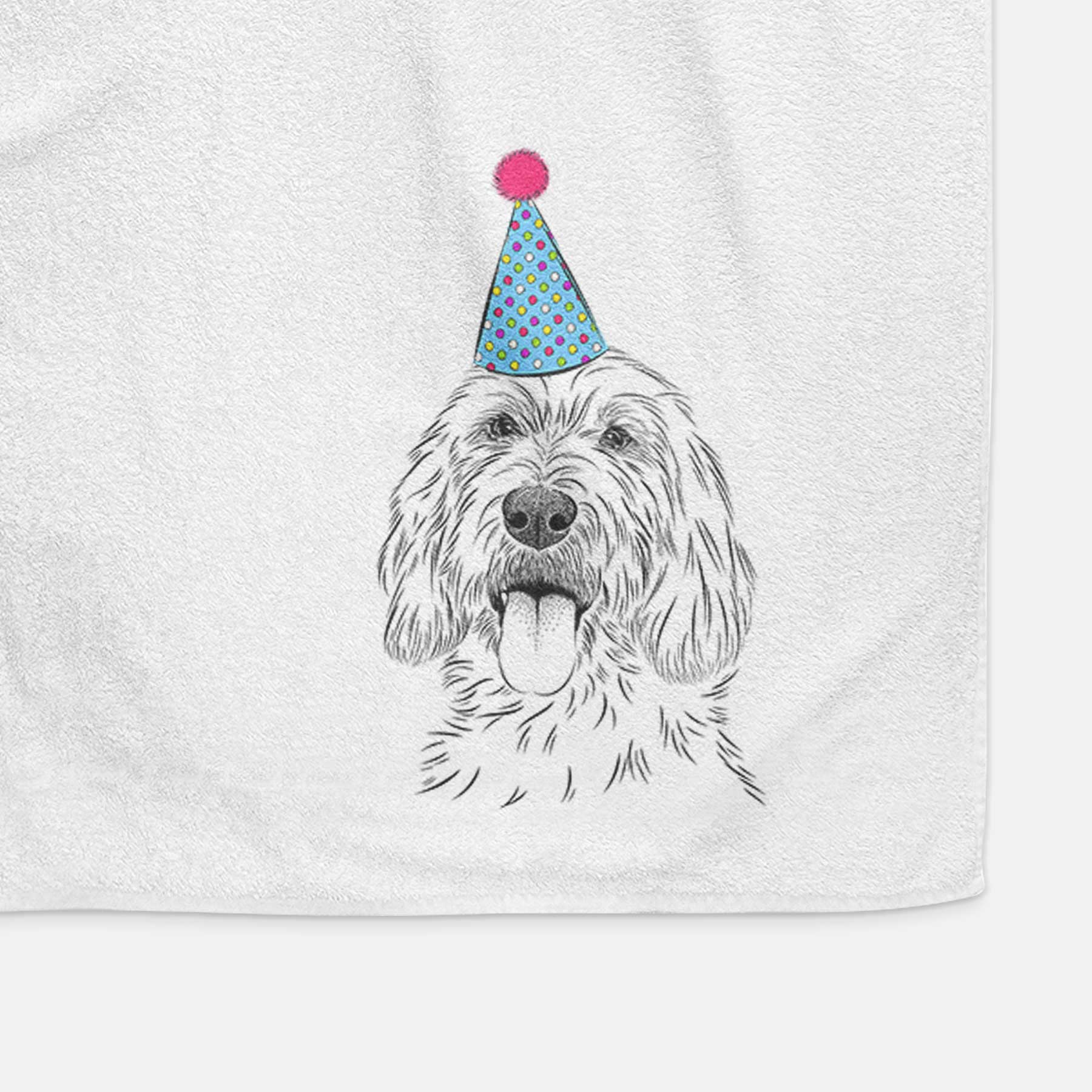 Homer the Grand Basset Griffon Vendeen Decorative Hand Towel