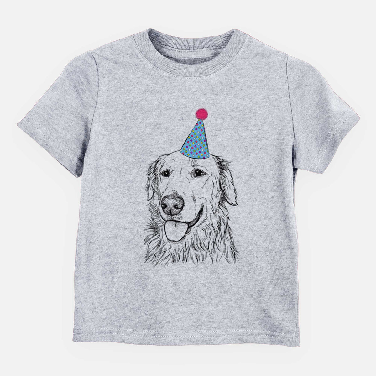 Birthday Hopper the Golden Retriever - Kids/Youth/Toddler Shirt