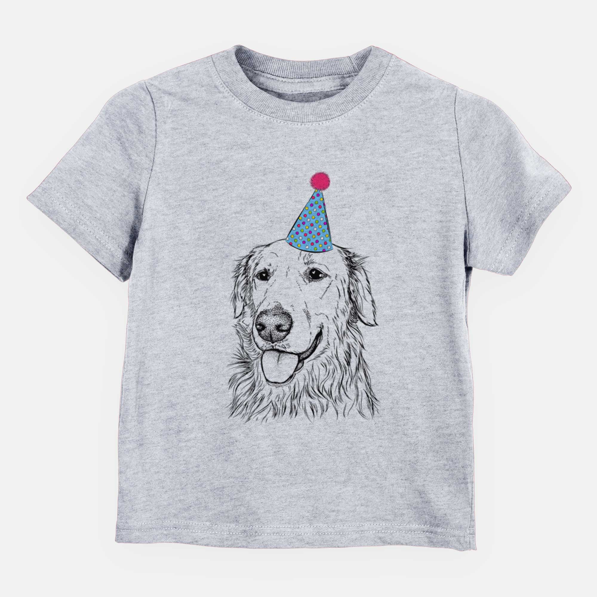 Birthday Hopper the Golden Retriever - Kids/Youth/Toddler Shirt