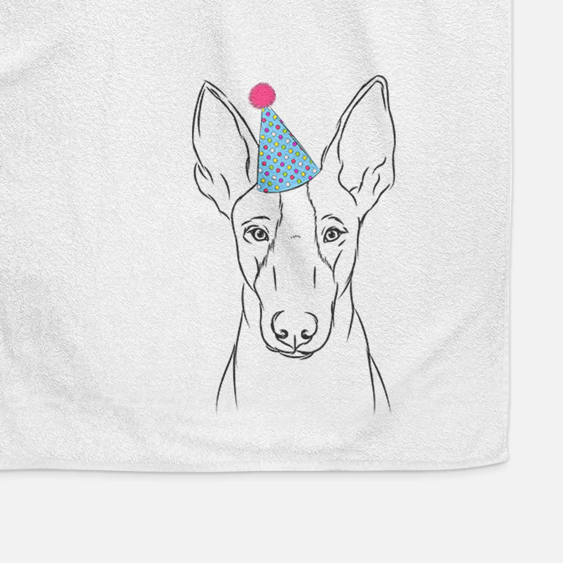 Indy the Ibizan Hound Decorative Hand Towel