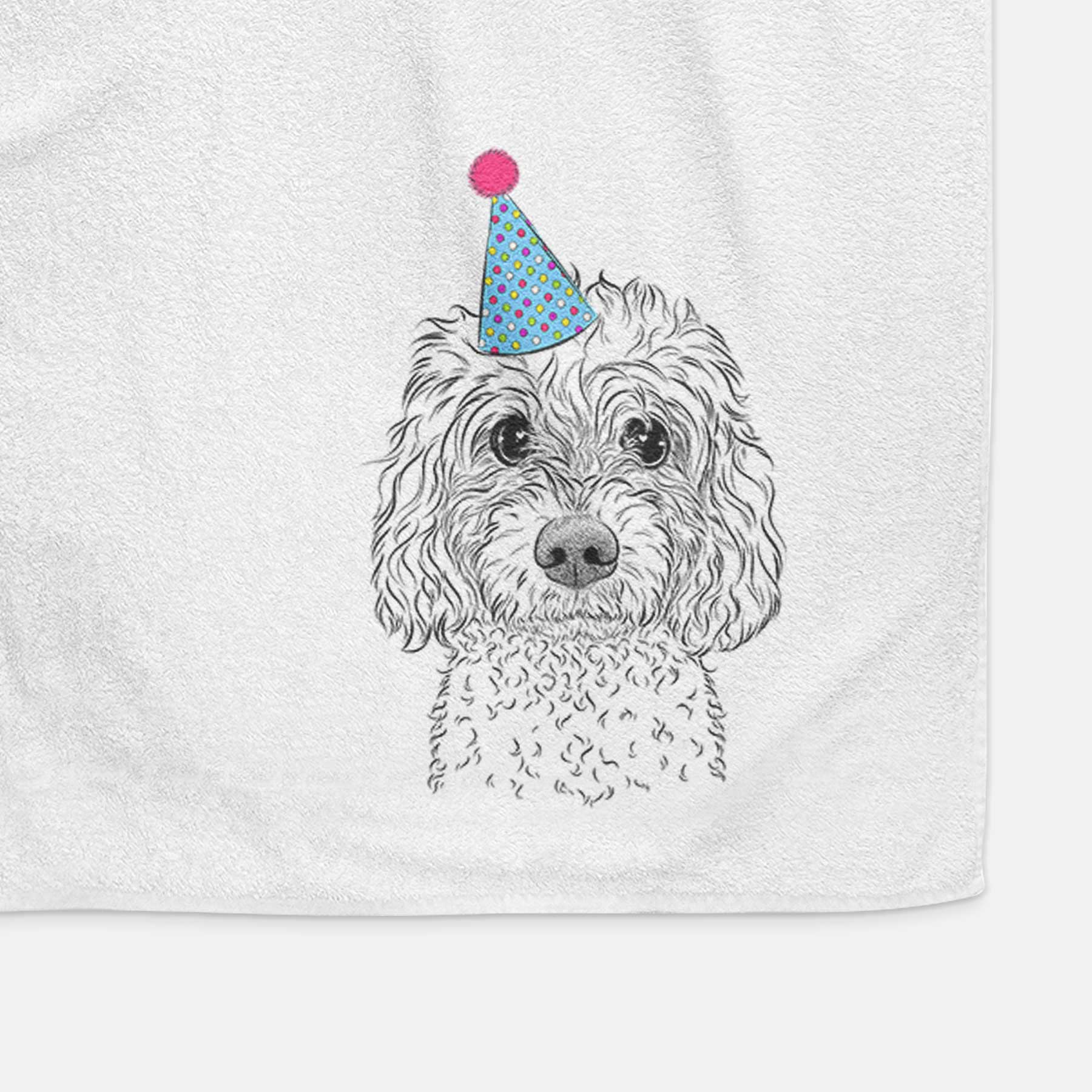 Izzie the Cavachon Decorative Hand Towel