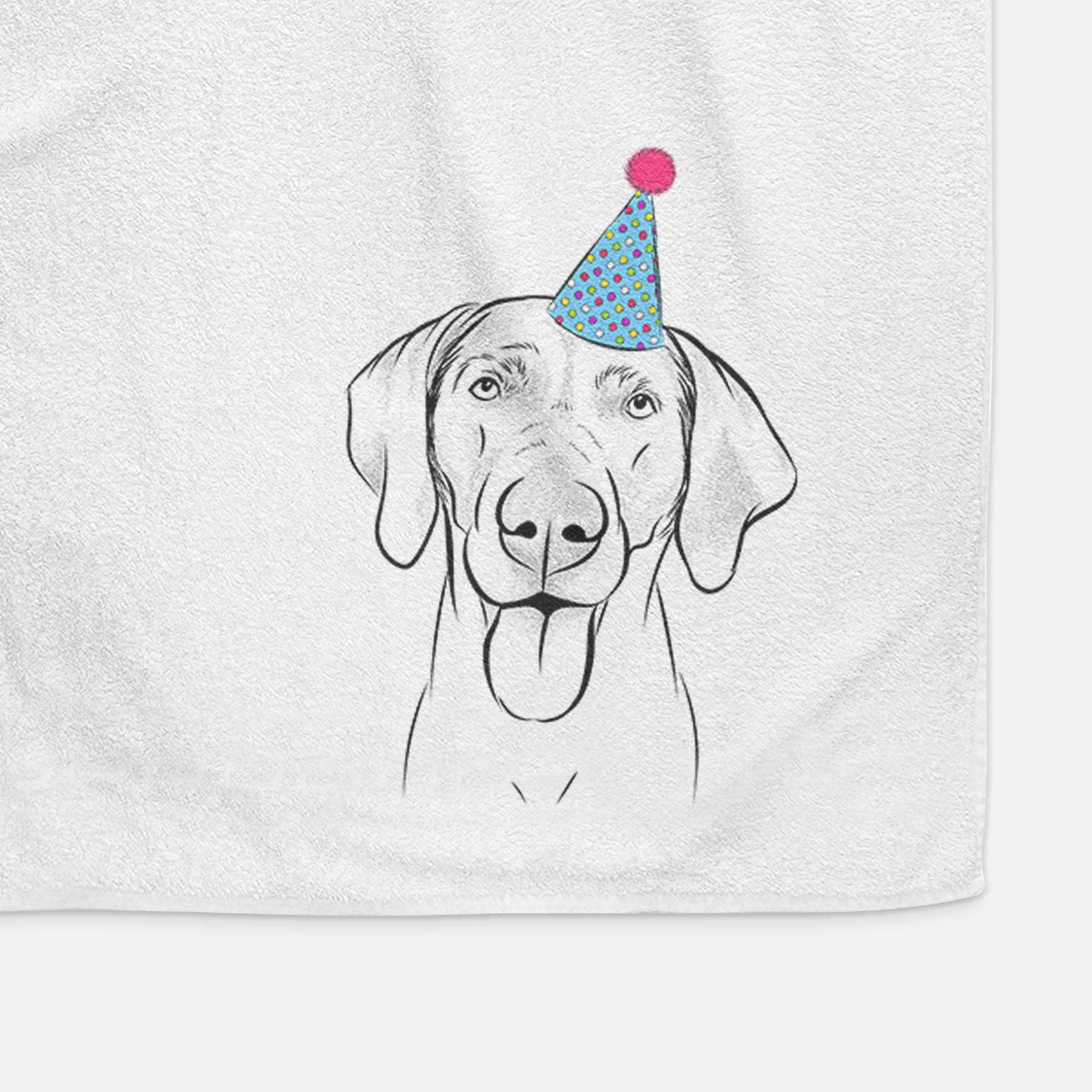 Jackson the Weimaraner Decorative Hand Towel