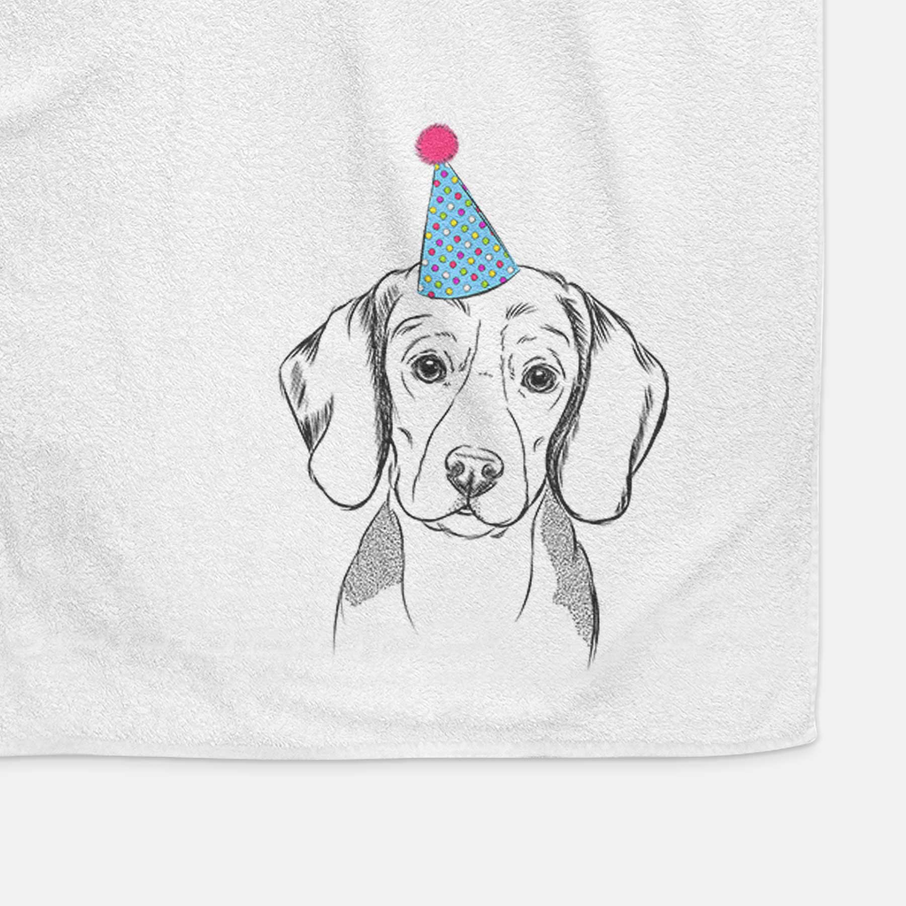 Jake the Beagle Decorative Hand Towel