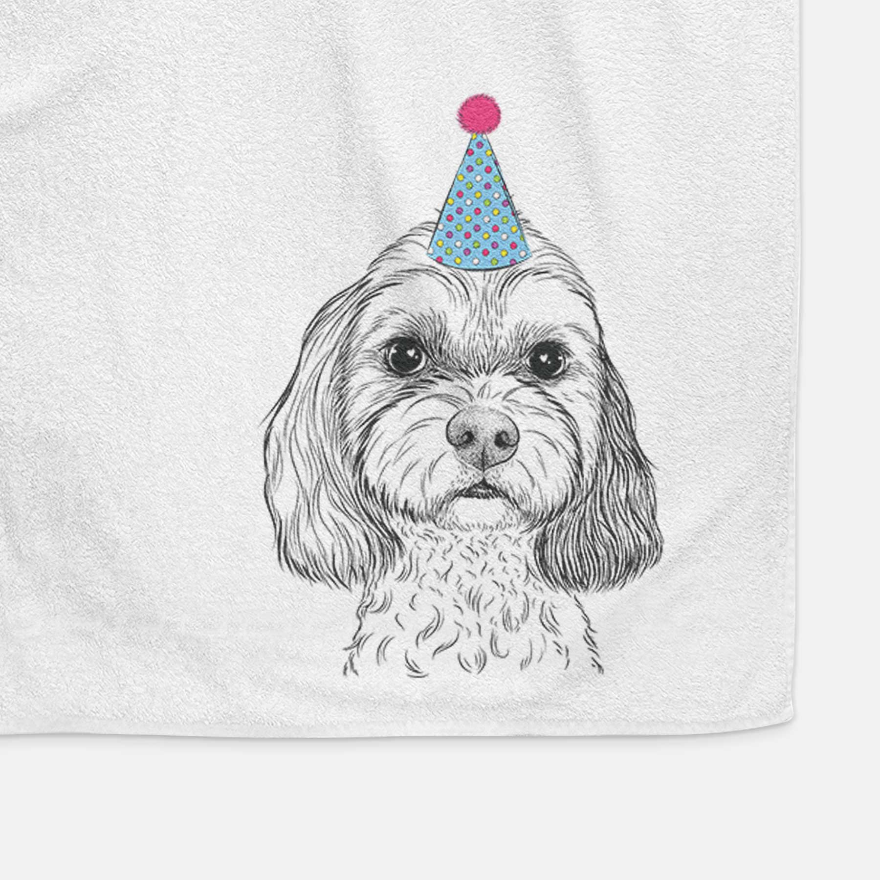 Jasper Diggins the Cavapoo Decorative Hand Towel