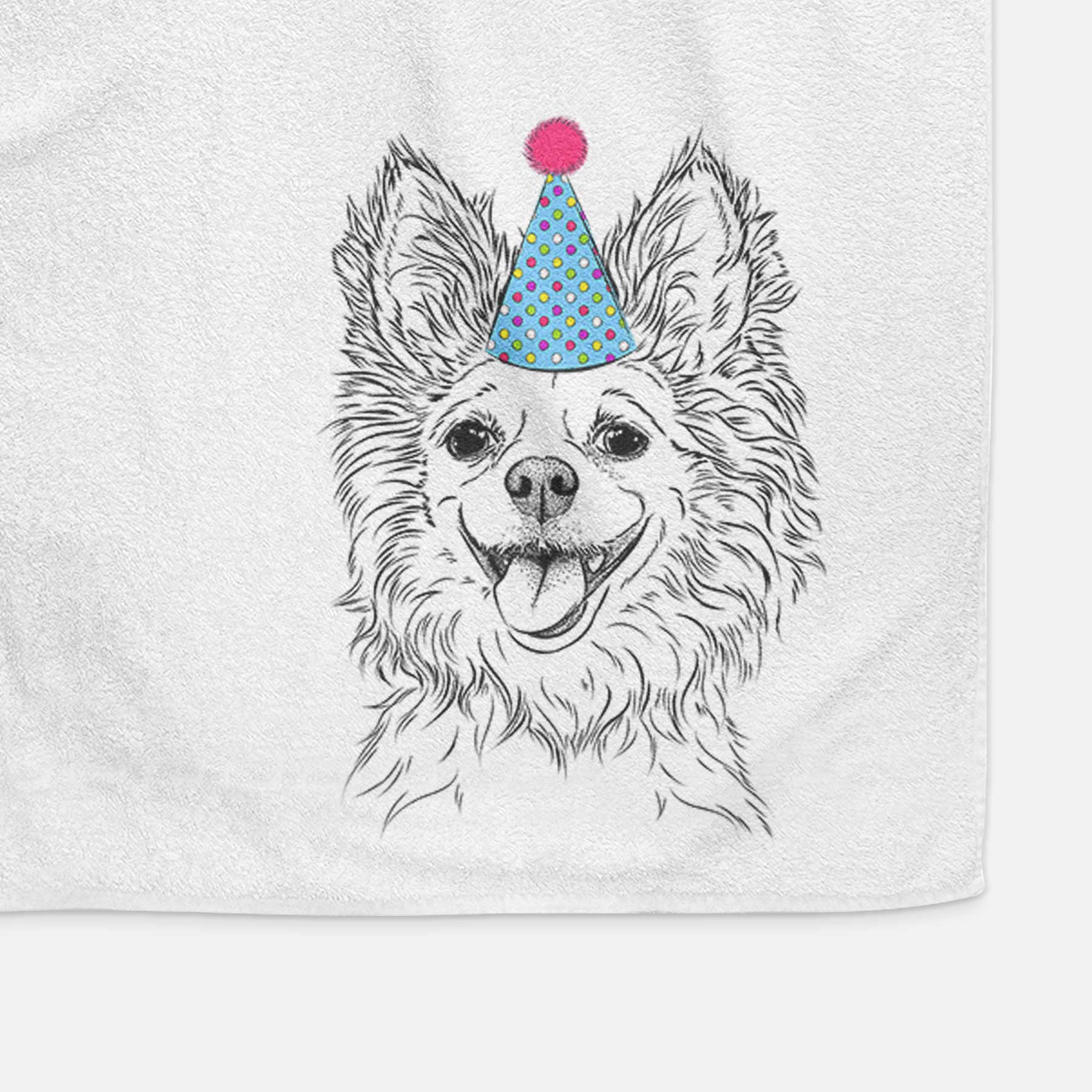 Jasper the Pomchi Decorative Hand Towel