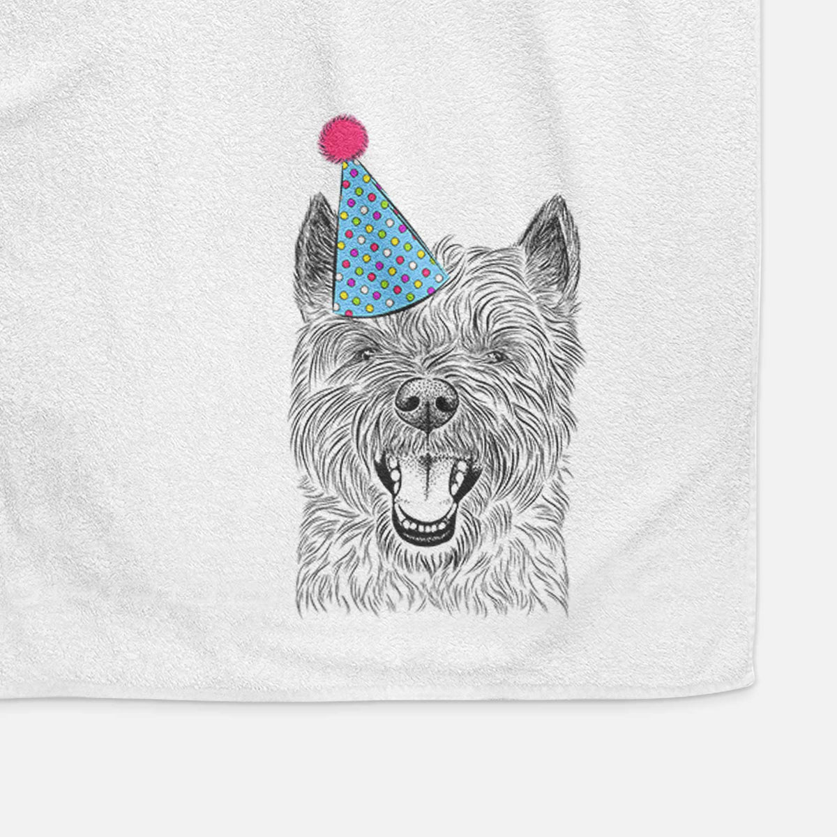 Jeff the Cairn Terrier Decorative Hand Towel