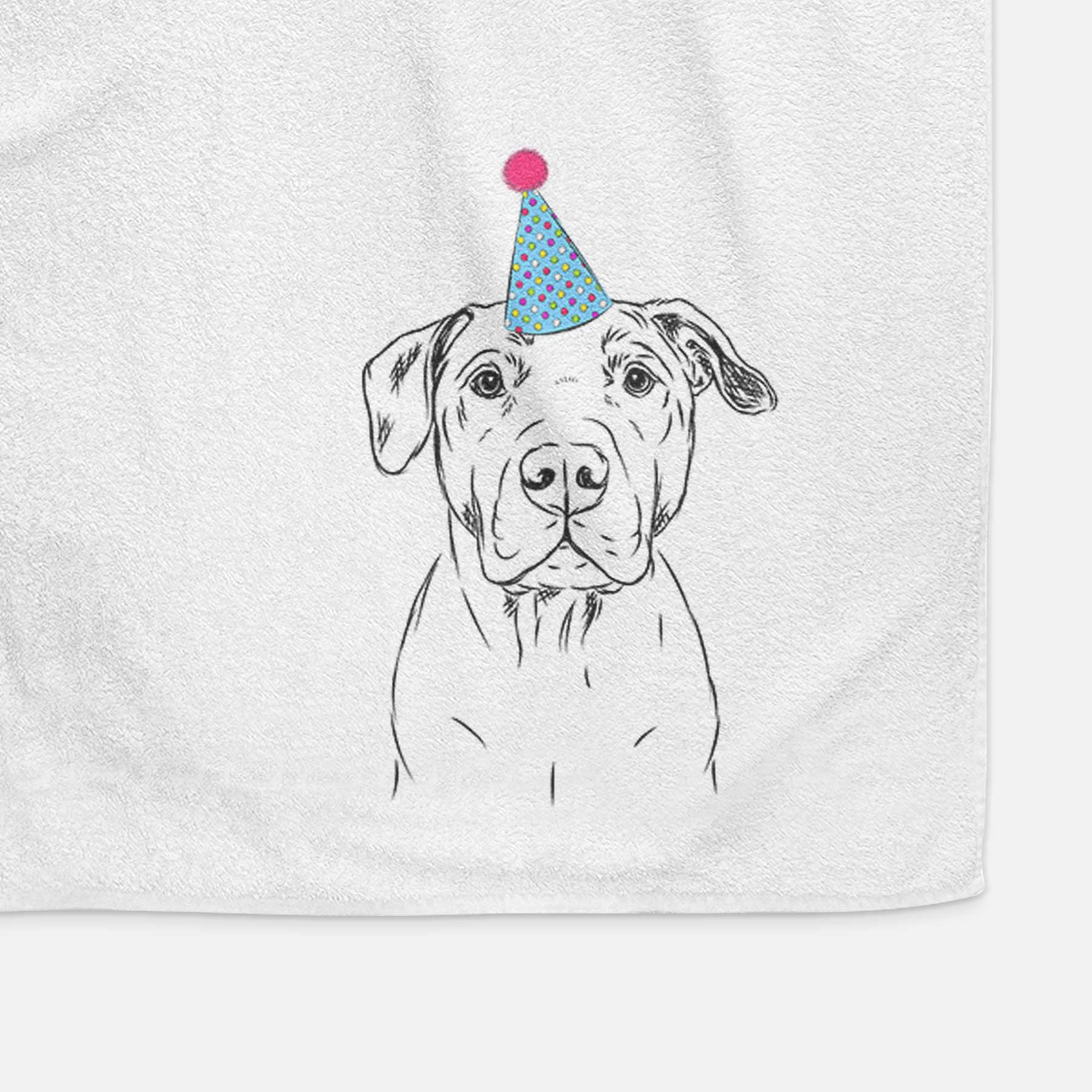 Kadin the Pitbull Decorative Hand Towel