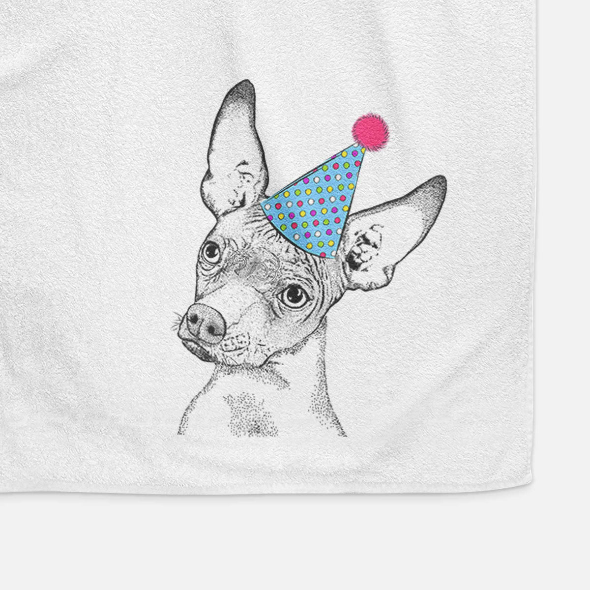 Kahlo the Xoloitzcuintli Decorative Hand Towel