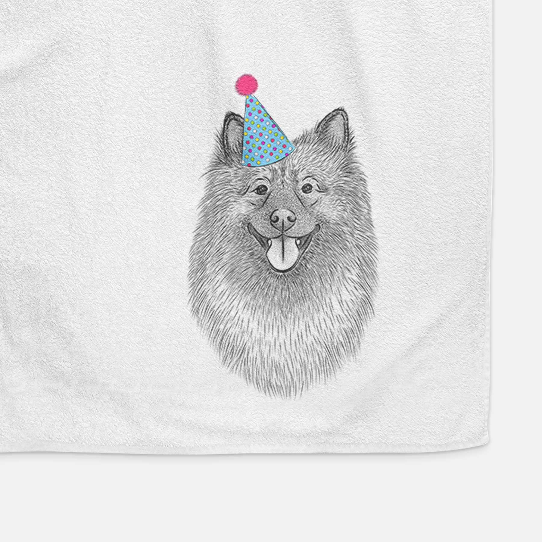 Kai the Keeshond Decorative Hand Towel