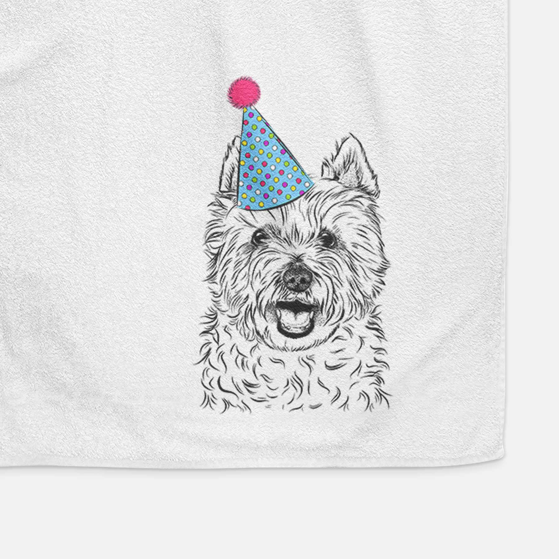 Kami the West Highland Terrier Decorative Hand Towel