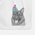 Kasia the Norwegian Elkhound Decorative Hand Towel