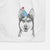 Kira the Siberian Husky Decorative Hand Towel