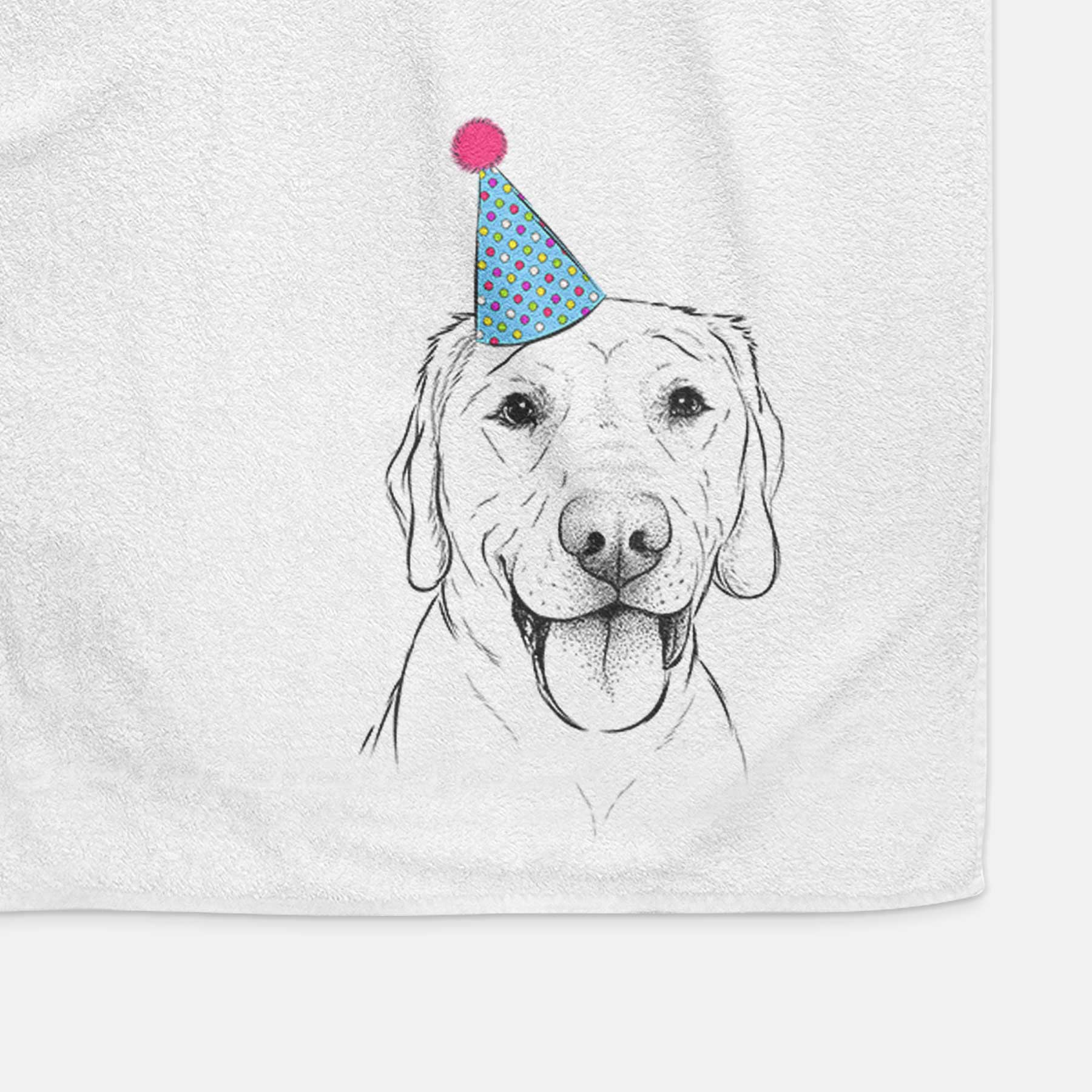 Klay the Labrador Retriever Decorative Hand Towel