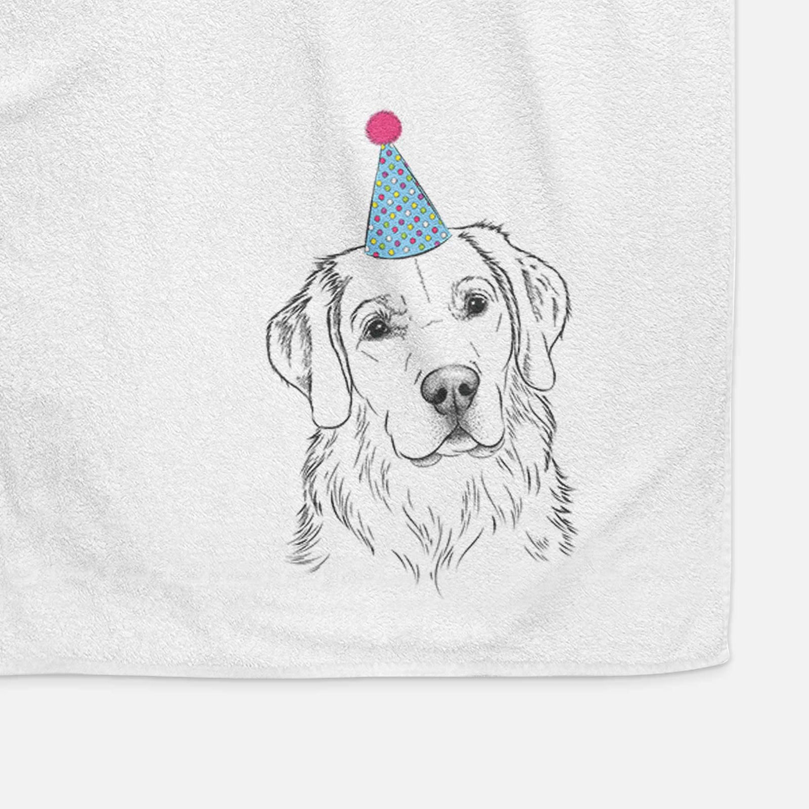 Kula the Golden Retriever Decorative Hand Towel