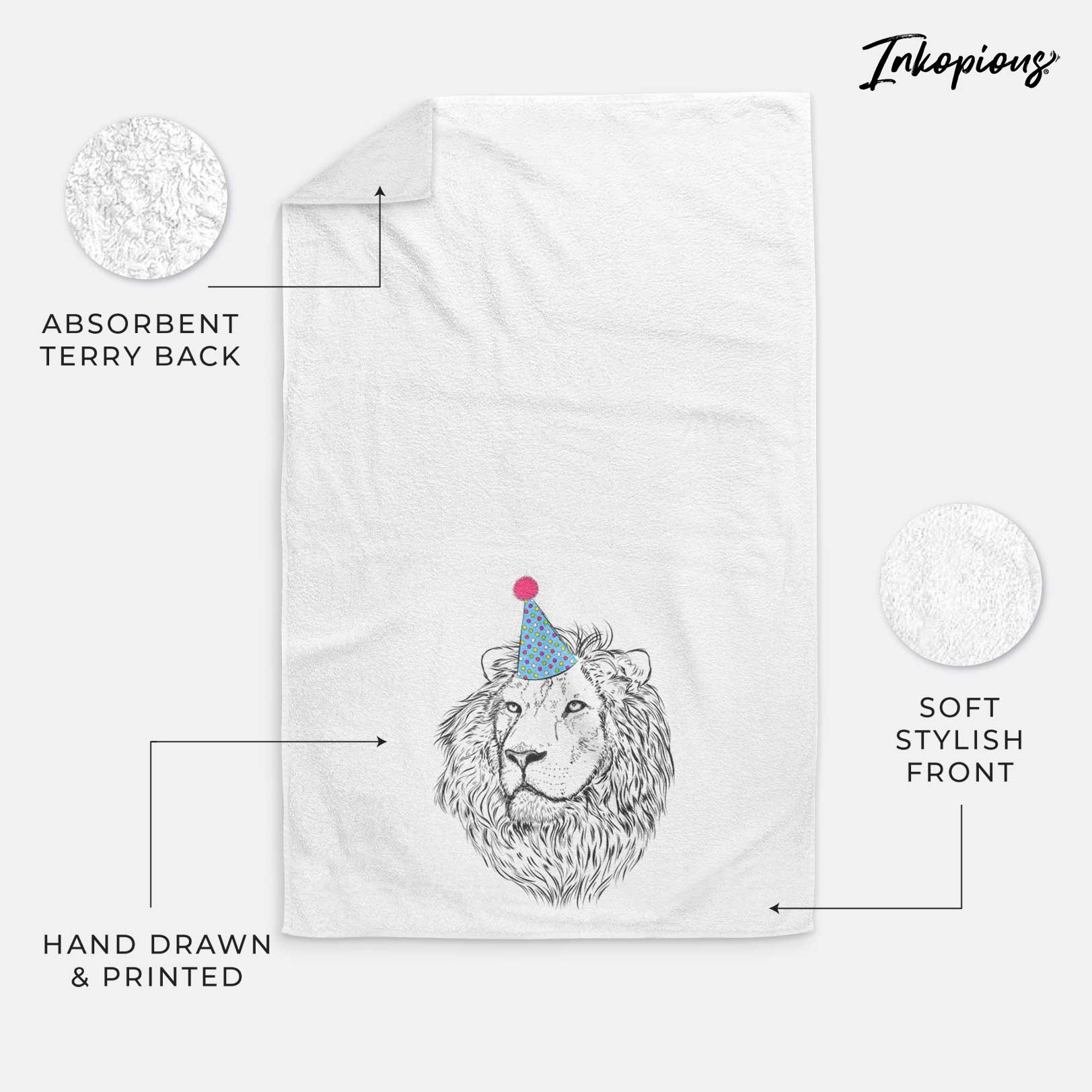 Lenny the Lion Decorative Hand Towel