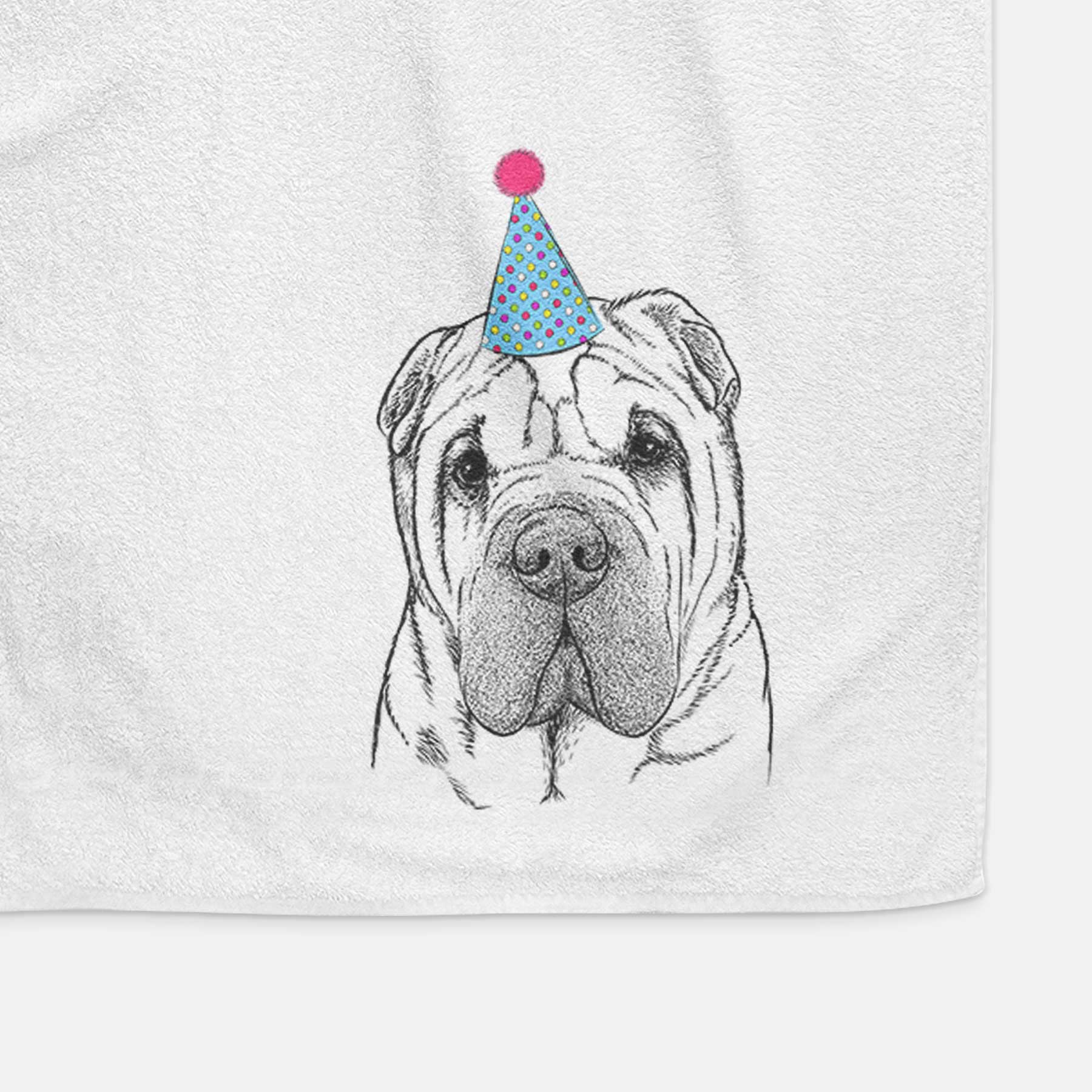 Lilly the Shar Pei Decorative Hand Towel