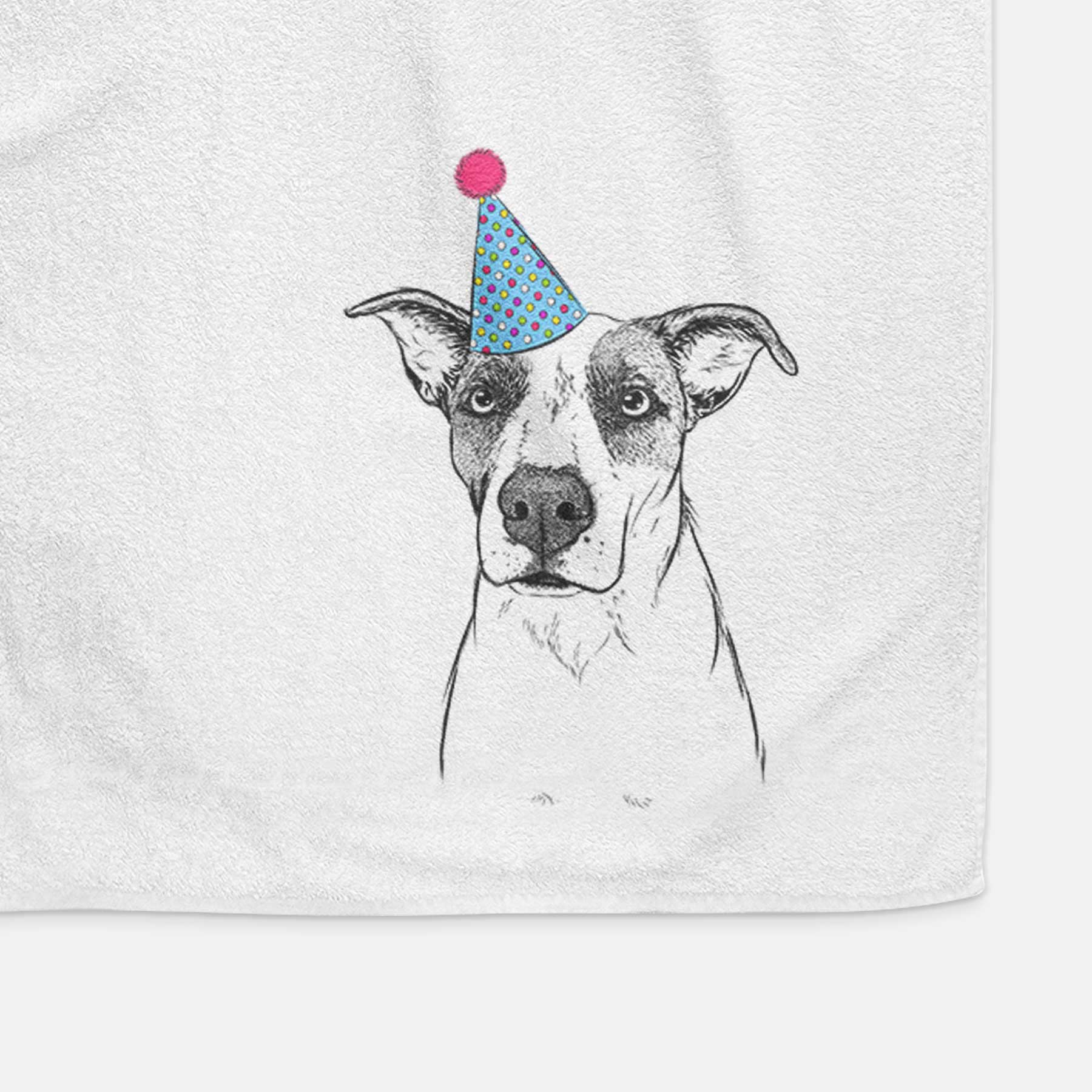 Lily the Mixed Breed Decorative Hand Towel