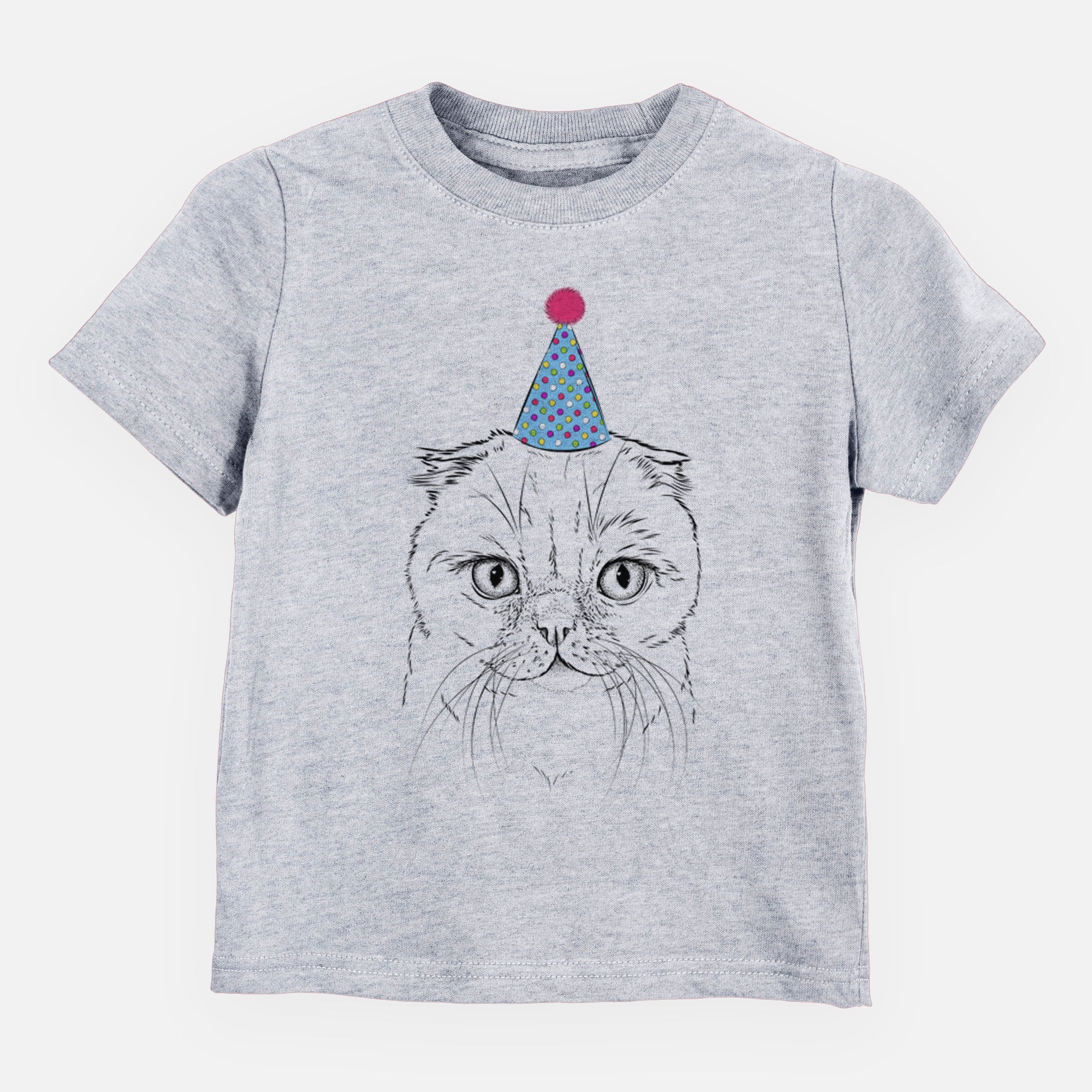 Birthday Lina the Exotic Fold Cat - Kids/Youth/Toddler Shirt